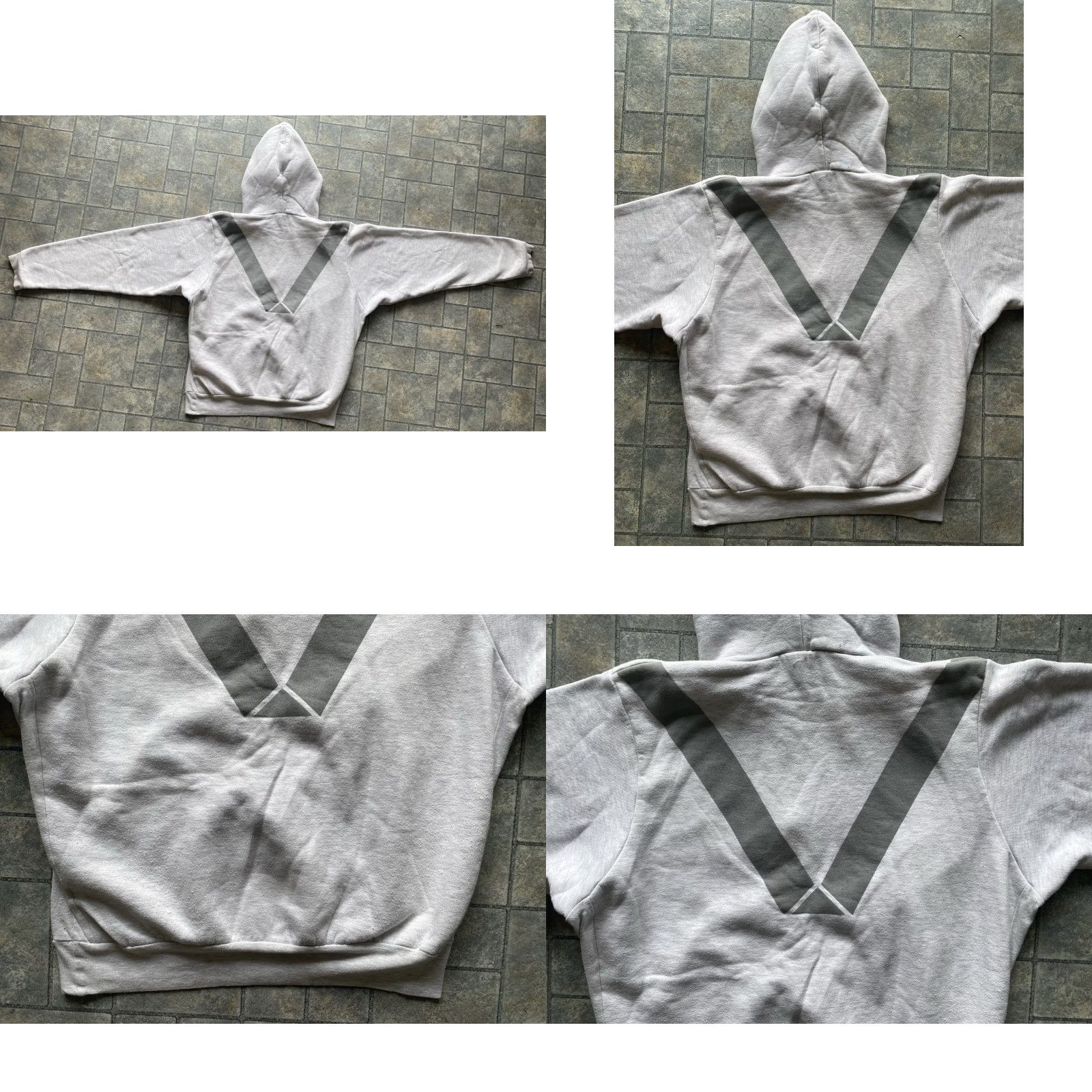 Vintage VINTAGE Heart And Core Hoodie Men's XS Gray Logo USA Pullover USAFA Theme Size US XS / EU 42 / 0 - 8 Thumbnail