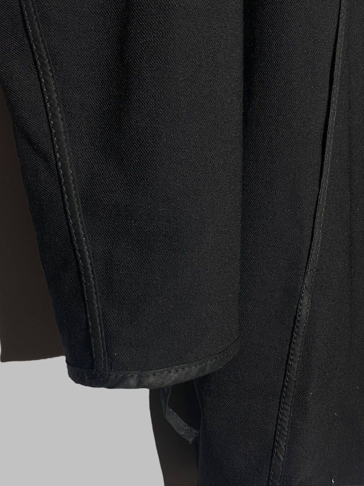 Annette Gortz Annette Gortz Black Designer Wool Cotton Blond Coat Jacket Size M / US 6-8 / IT 42-44 - 11 Thumbnail