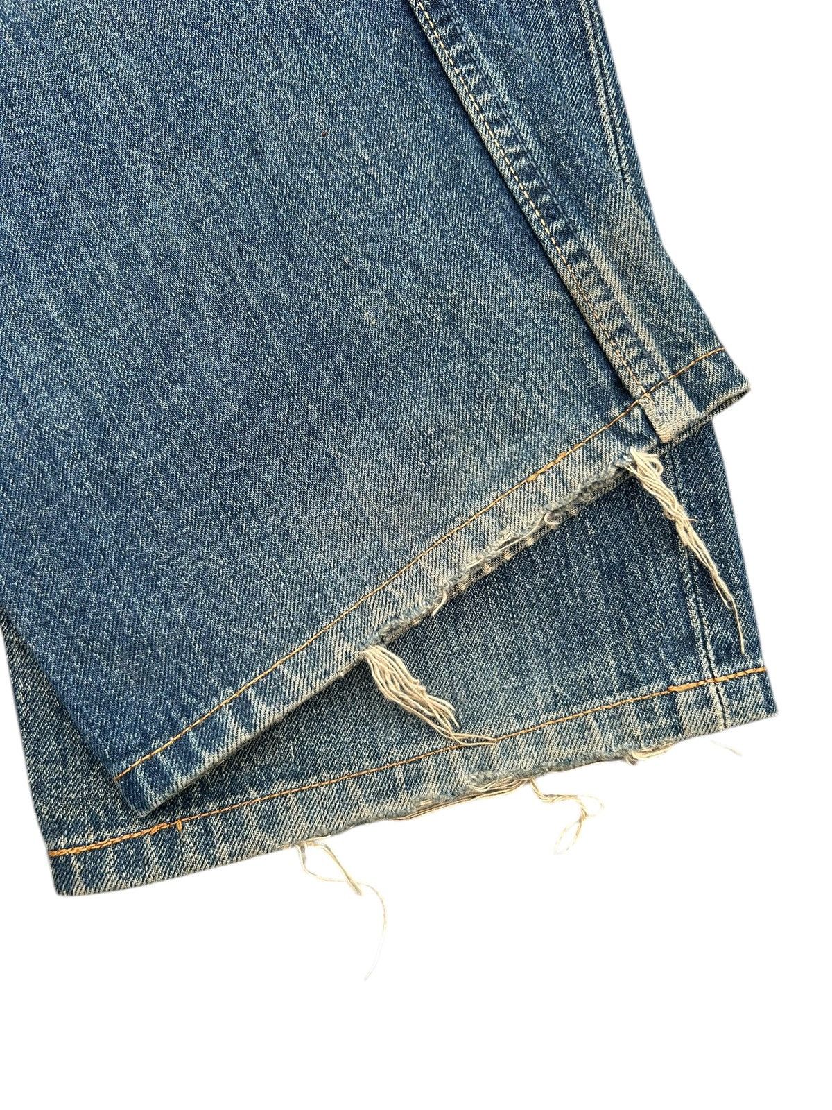 Kapital Vintage Wrangler Blue Bell Selvedge Distressed Denim Jeans Size US 29 - 15 Thumbnail