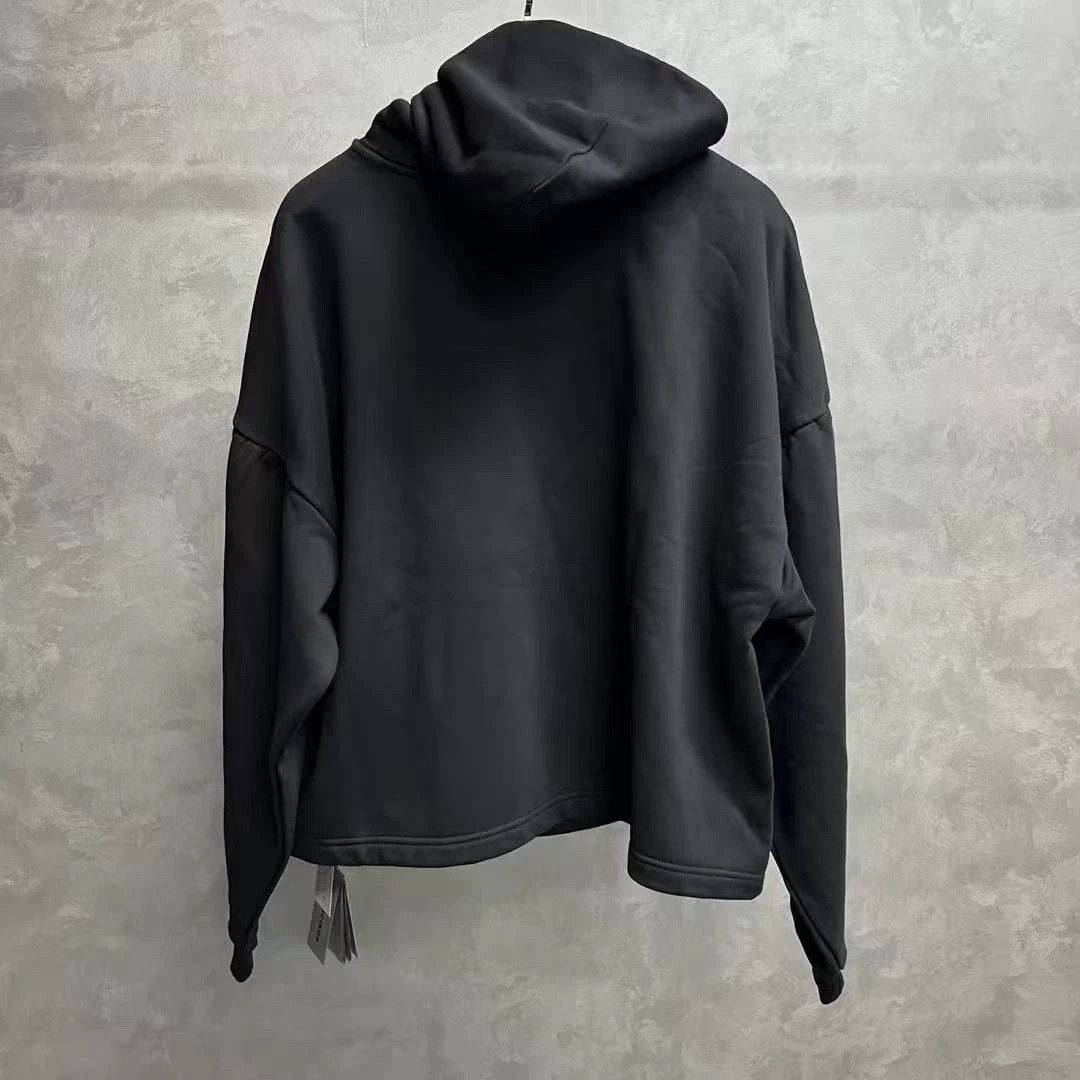 Balenciaga Balenciaga 24 Black Letter Print Hooded Sweatshirt Size US M / EU 48-50 / 2 - 8 Thumbnail