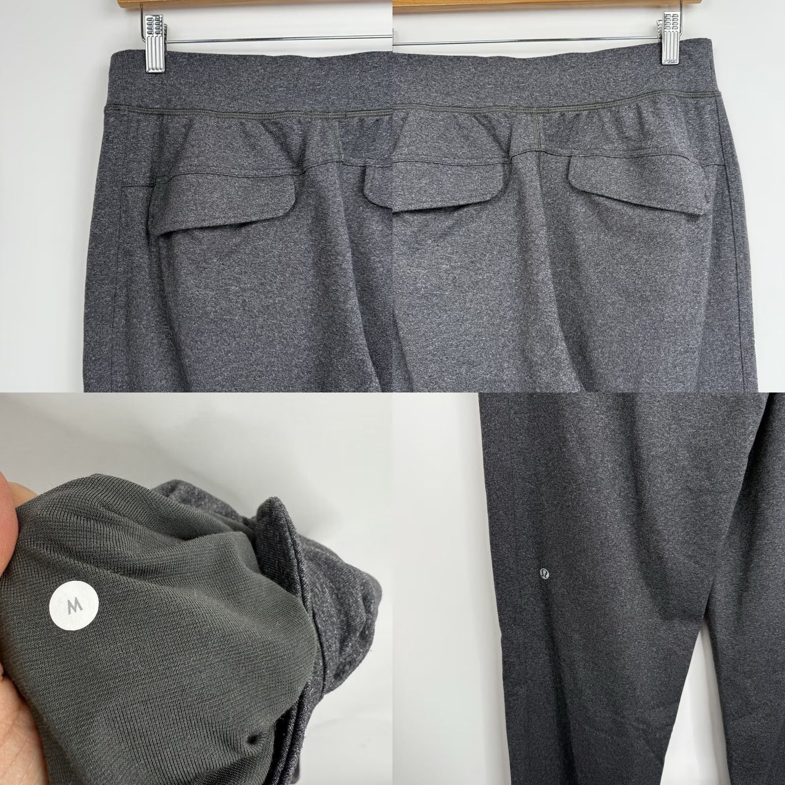 Lululemon Lululemon Kung Fu Pant Mens Medium Straight Leg Relaxed Fit Gray Gym Size US 31 - 8 Thumbnail