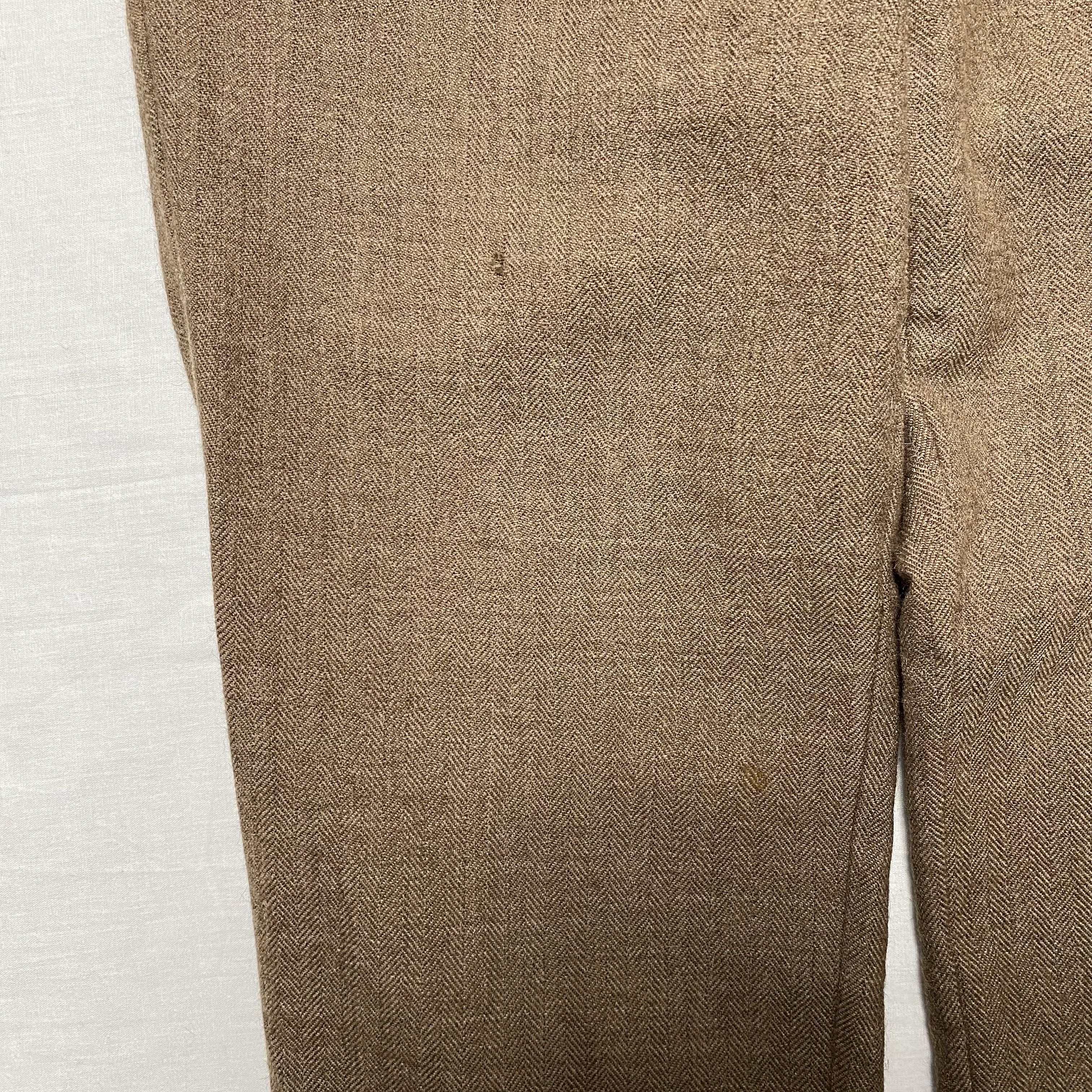 Comme des Garcons × Comme des Garcons Homme × Comme des Garcons Homme Plus Comme des Garçons Homme Plus Brown Trousers Size 36R - 5 Thumbnail