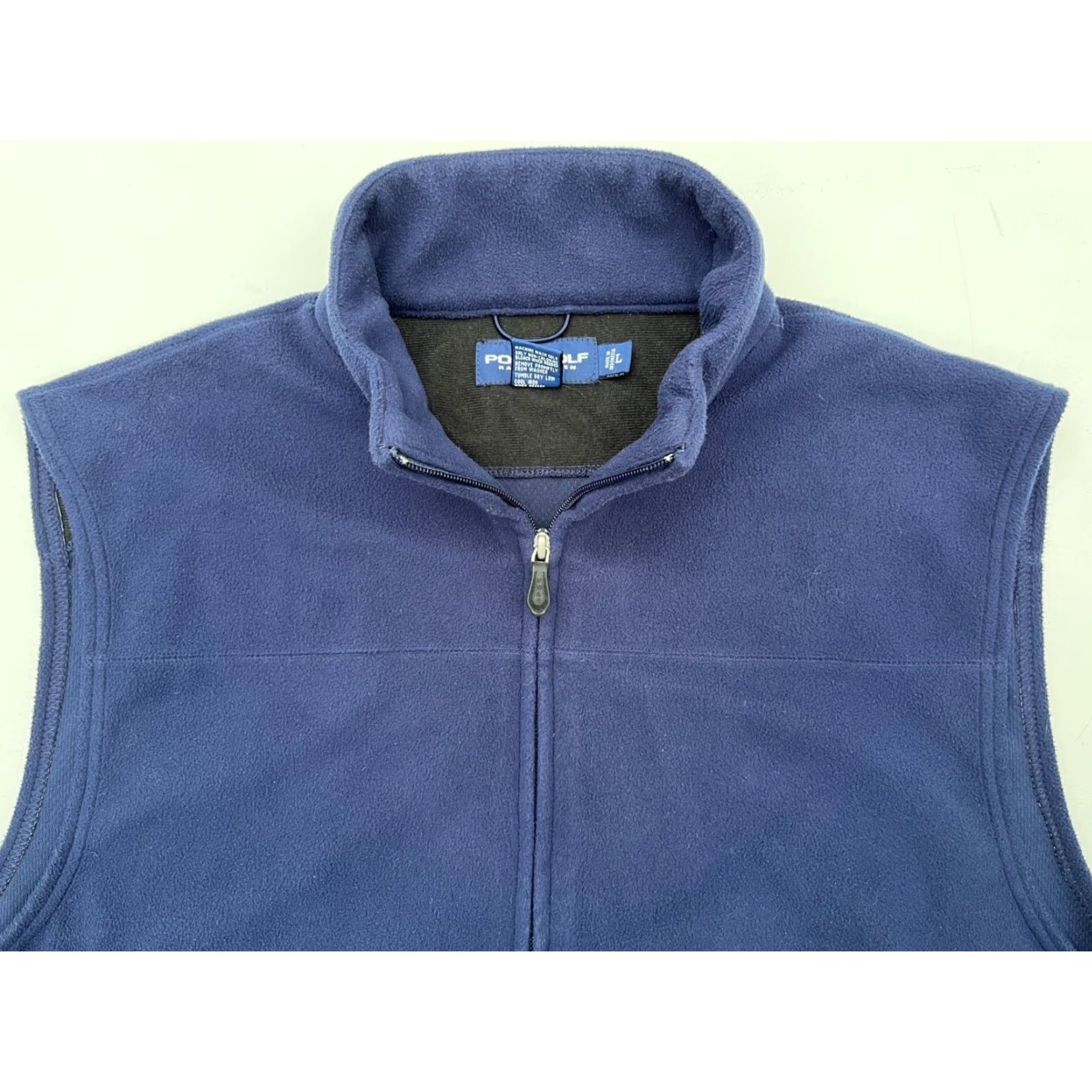 Polo Ralph Lauren Polo Golf Ralph Lauren Men’s Full Zip Fleece Vest Shirt Navy Blue L Size US L / EU 52-54 / 3 - 6 Thumbnail