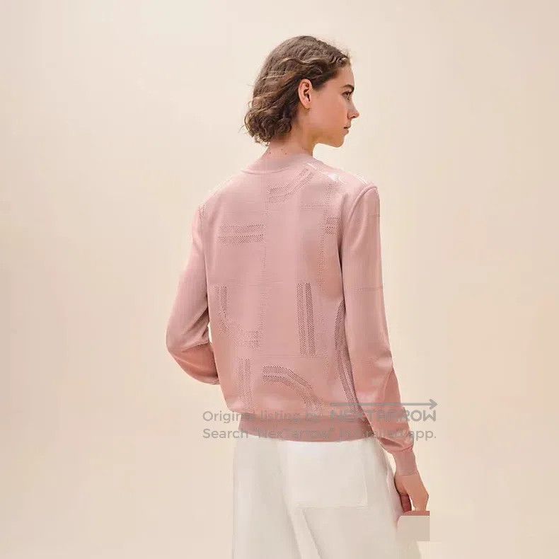Hermes Hermes Long sleeve twillaine crew neck sweater Size XS / US 0-2 / IT 36-38 - 8 Thumbnail