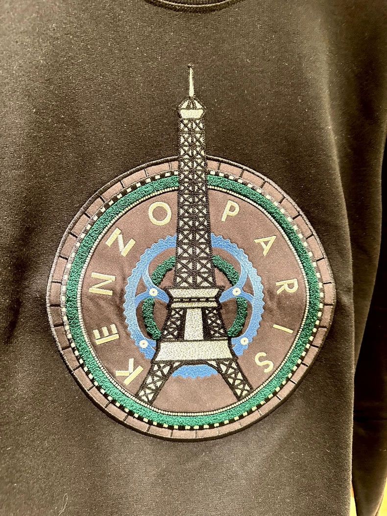 Kenzo KENZO Paris Tower embroidery pattern casual hoodie Size US L / EU 52-54 / 3 - 2 Thumbnail