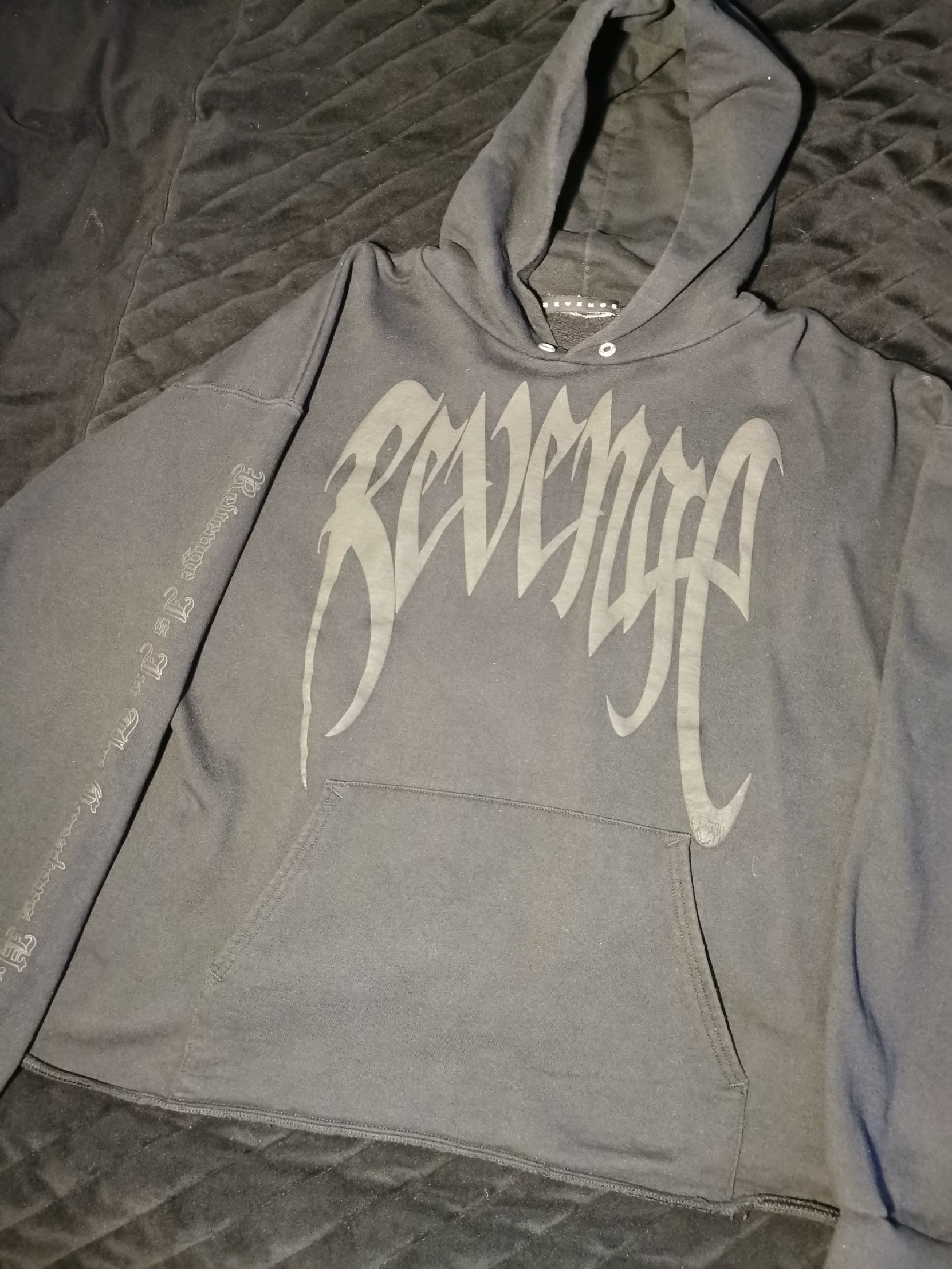 Revenge REVENGE BLACK ARCH LOGO HOODIE Size US L / EU 52-54 / 3 - 4 Thumbnail