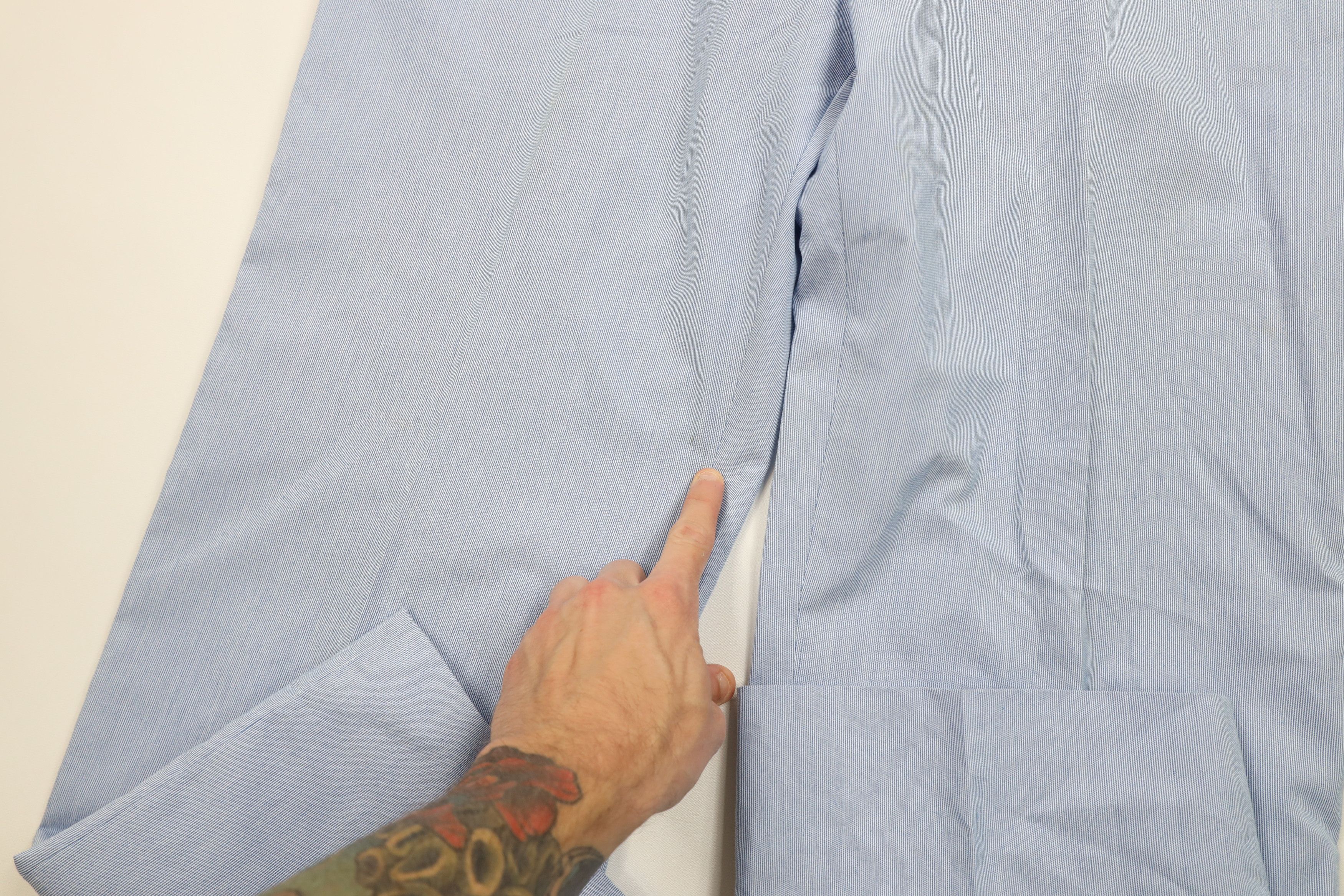 Vintage Vintage 70s Streetwear Pinstriped Wide Leg Chino Pants USA Size US 42 / EU 58 - 7 Thumbnail