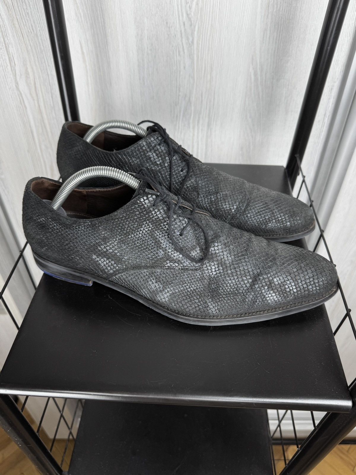 Floris van Bommel Floris van Bommel lace derby snake style classic shoes 9.5 Size US 10.5 / EU 43-44 - 8 Thumbnail
