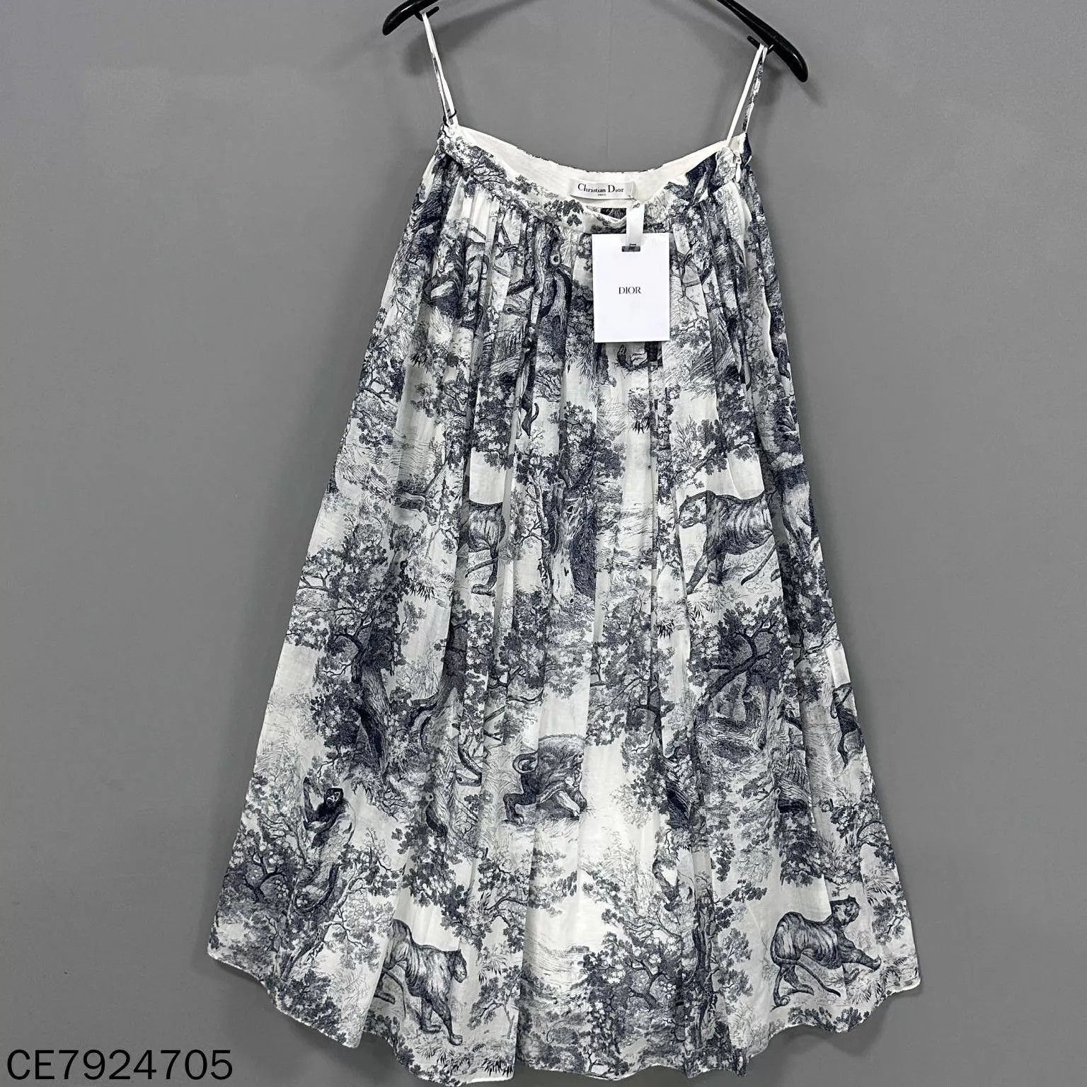 Dior Dior Zoo Print Logo Double-Layer Long Skirt NWT 34 Size XS / US 0-2 / IT 36-38 - 1 Thumbnail