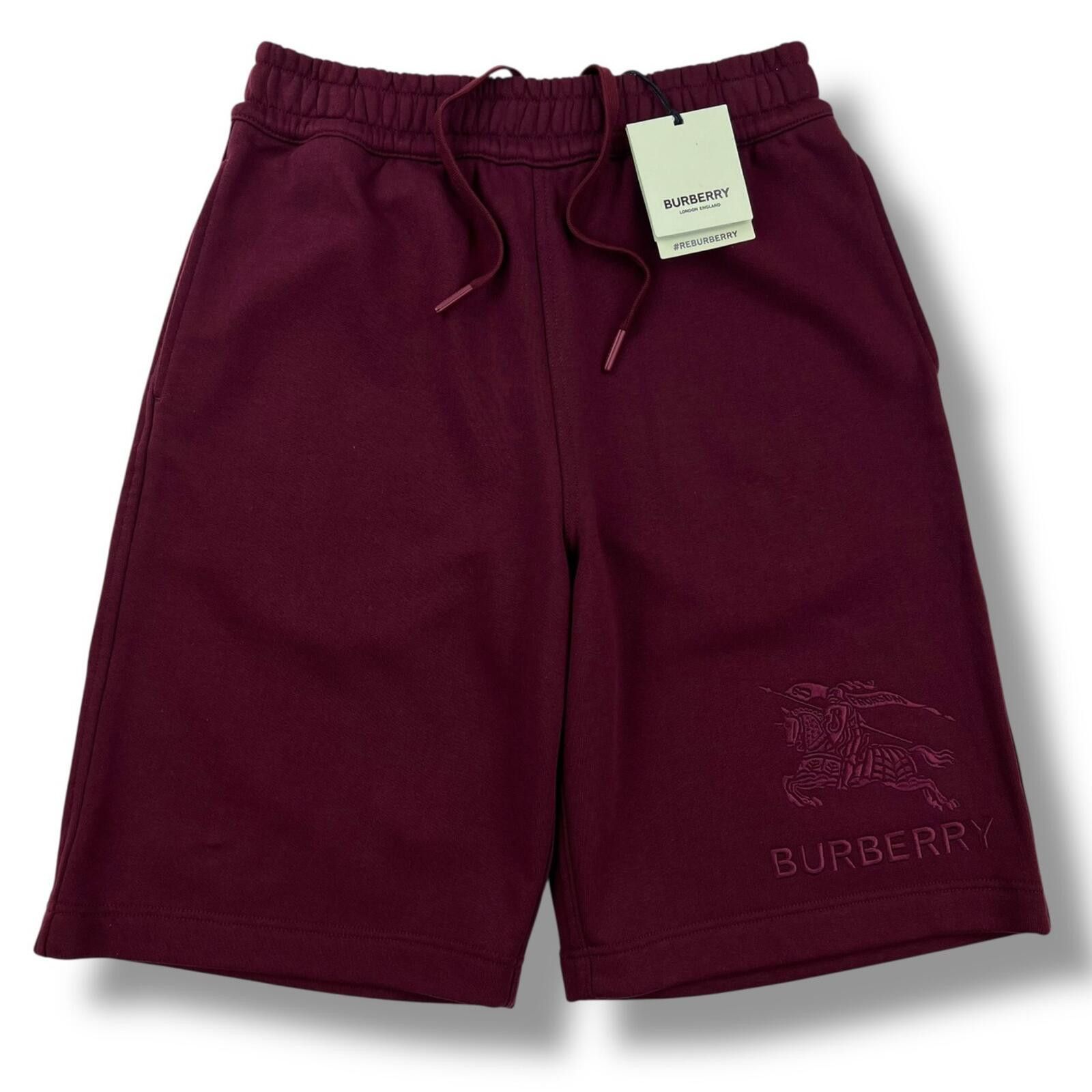 Burberry Burberry Burgundy Embroidered Shorts Size US 30 / EU 46 - 1 Thumbnail