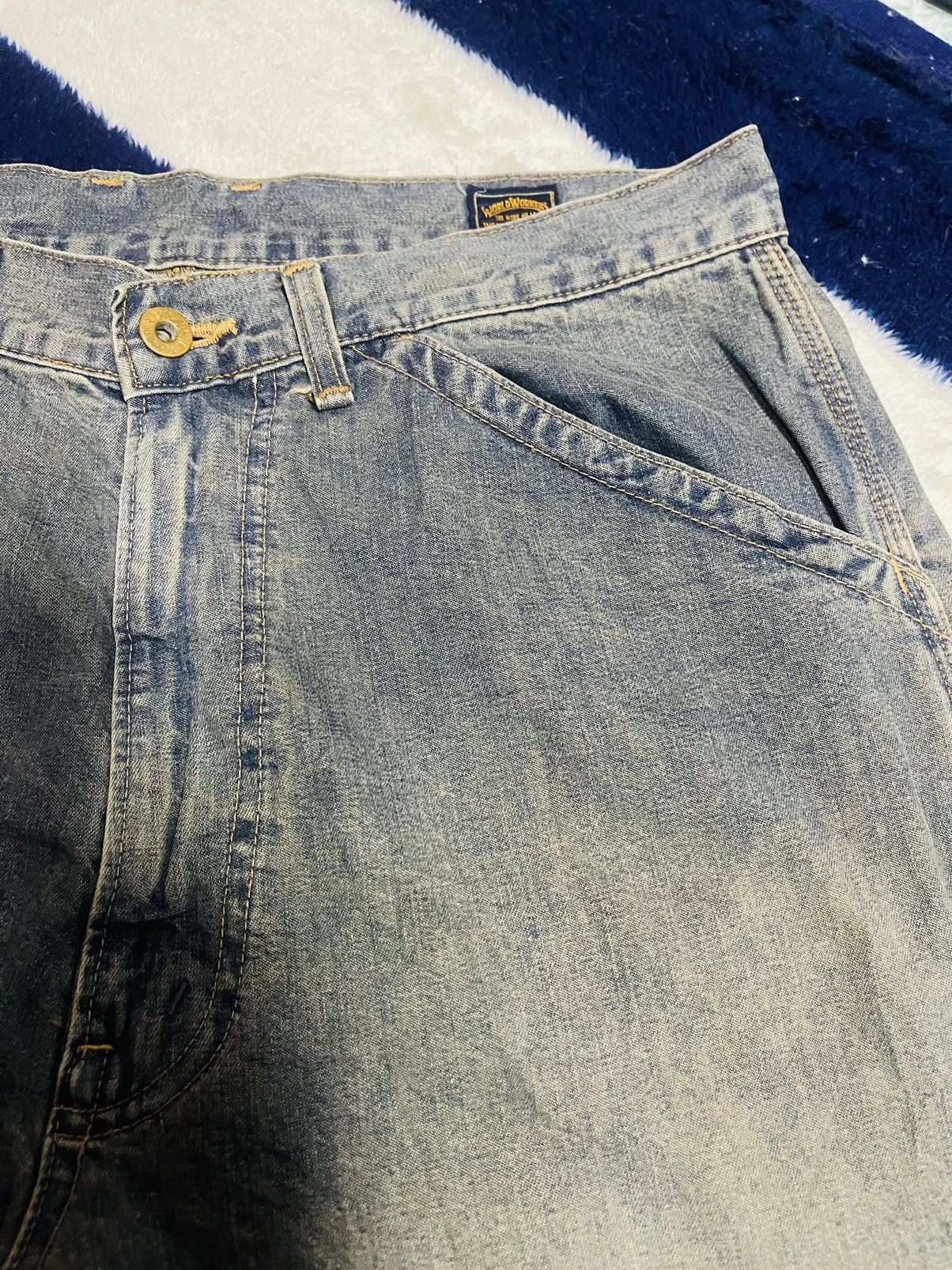 Big John × Jean Big John World Worker Jeans (15) Size US 32 / EU 48 - 14 Thumbnail