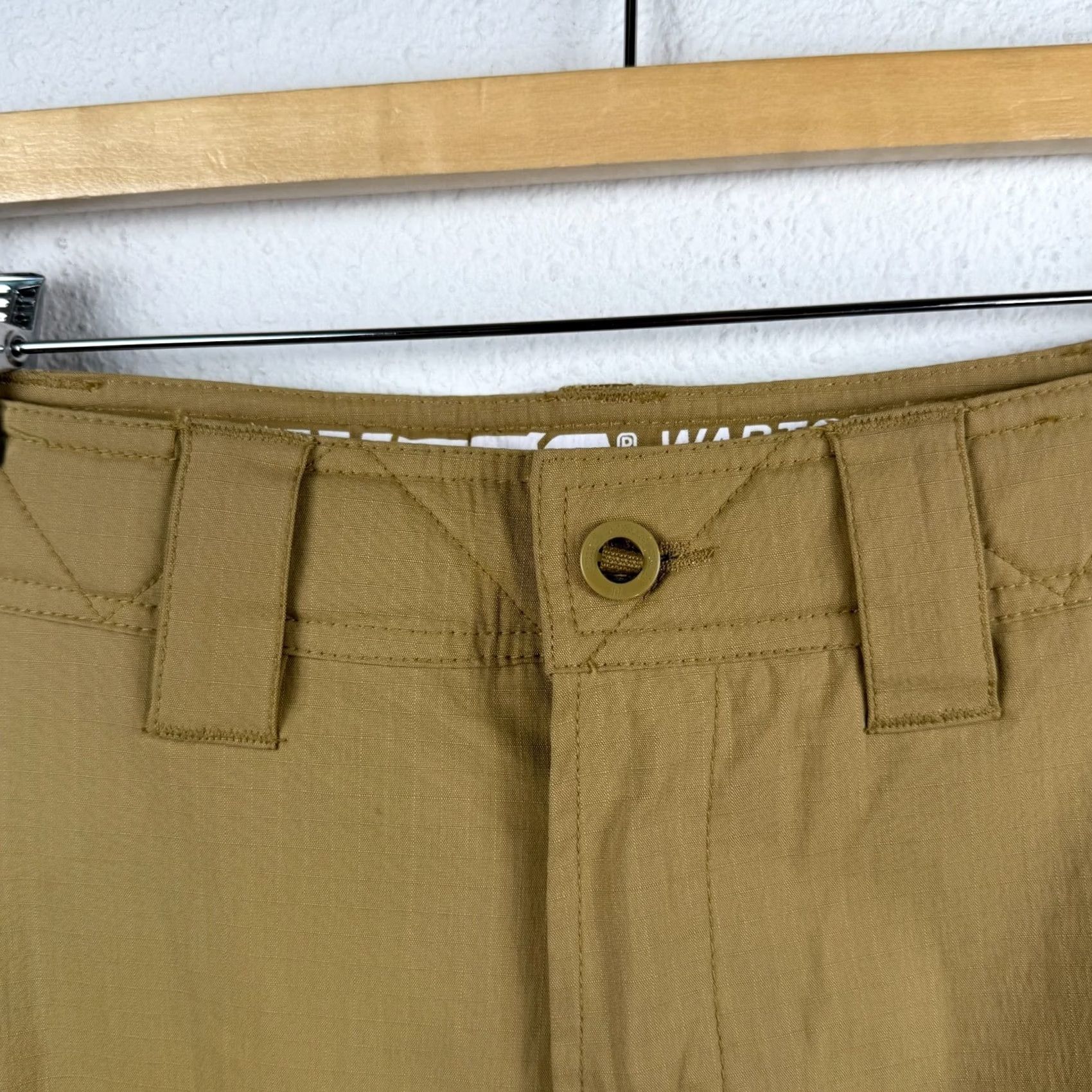Vintage VIKTOS Wartorn Pants Mens 34x34 Khaki Ripstop Double Knee Tactical Utility Pants Size US 34 / EU 50 - 3 Thumbnail
