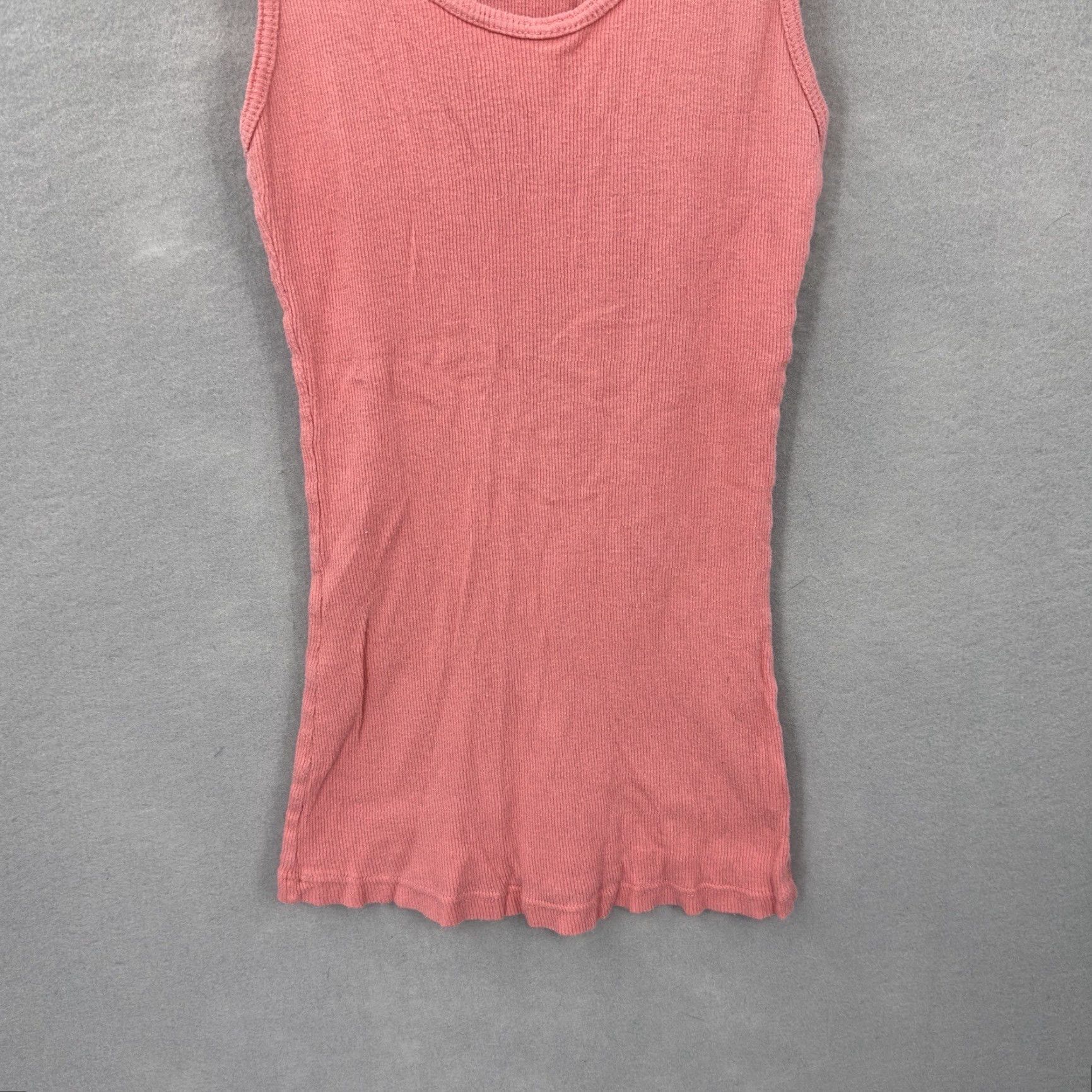 Vintage Vintage T Party Womens Tank Top S Pink Cotton Sleeveless Scoop Neck Casual Size S / US 4 / IT 40 - 4 Thumbnail