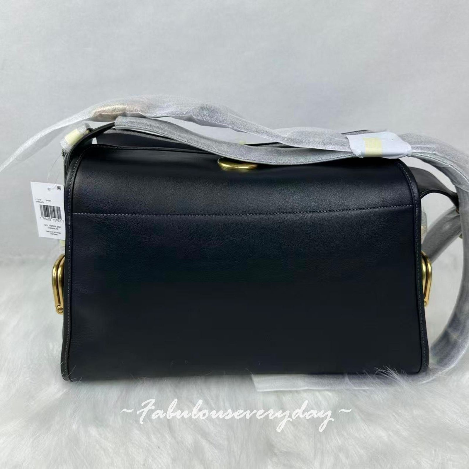 Coach Coach Haversack Bag Shoulder Bag In Leather/Brass/Black Size ONE SIZE - 3 Thumbnail