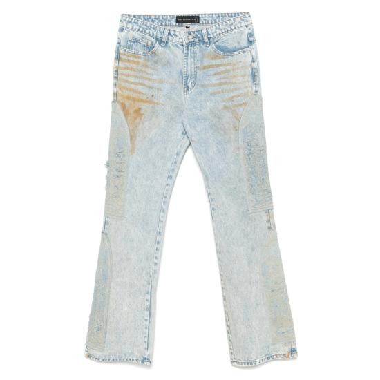 Who Decides War WHO DECIDES WAR Men Denim Pants MECHANIC SIGNA DENIM BLUE Size US 32 / EU 48 - 1 Thumbnail