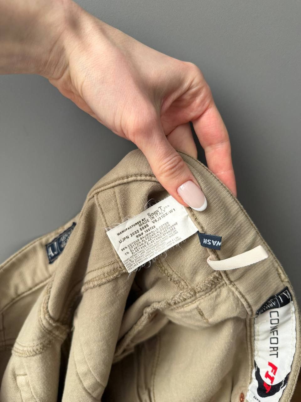 Armani Armani Jeans Comfort Fit Distressed Sand Jeans sz 33 Size US 36 / EU 52 - 8 Thumbnail