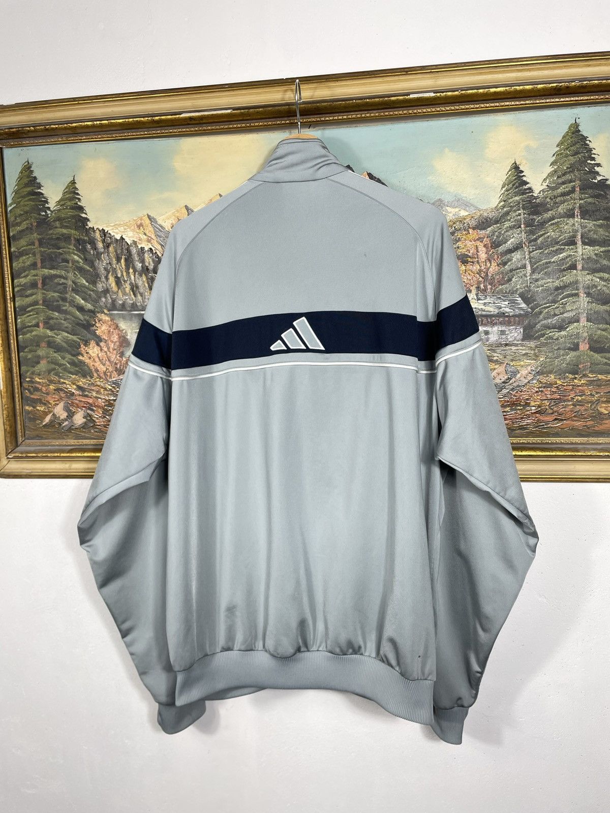 Adidas × Vintage Adidas Retro 00s Loose Boxy Windbreaker Jacket Skate Rap Size US XL / EU 56 / 4 - 9 Thumbnail