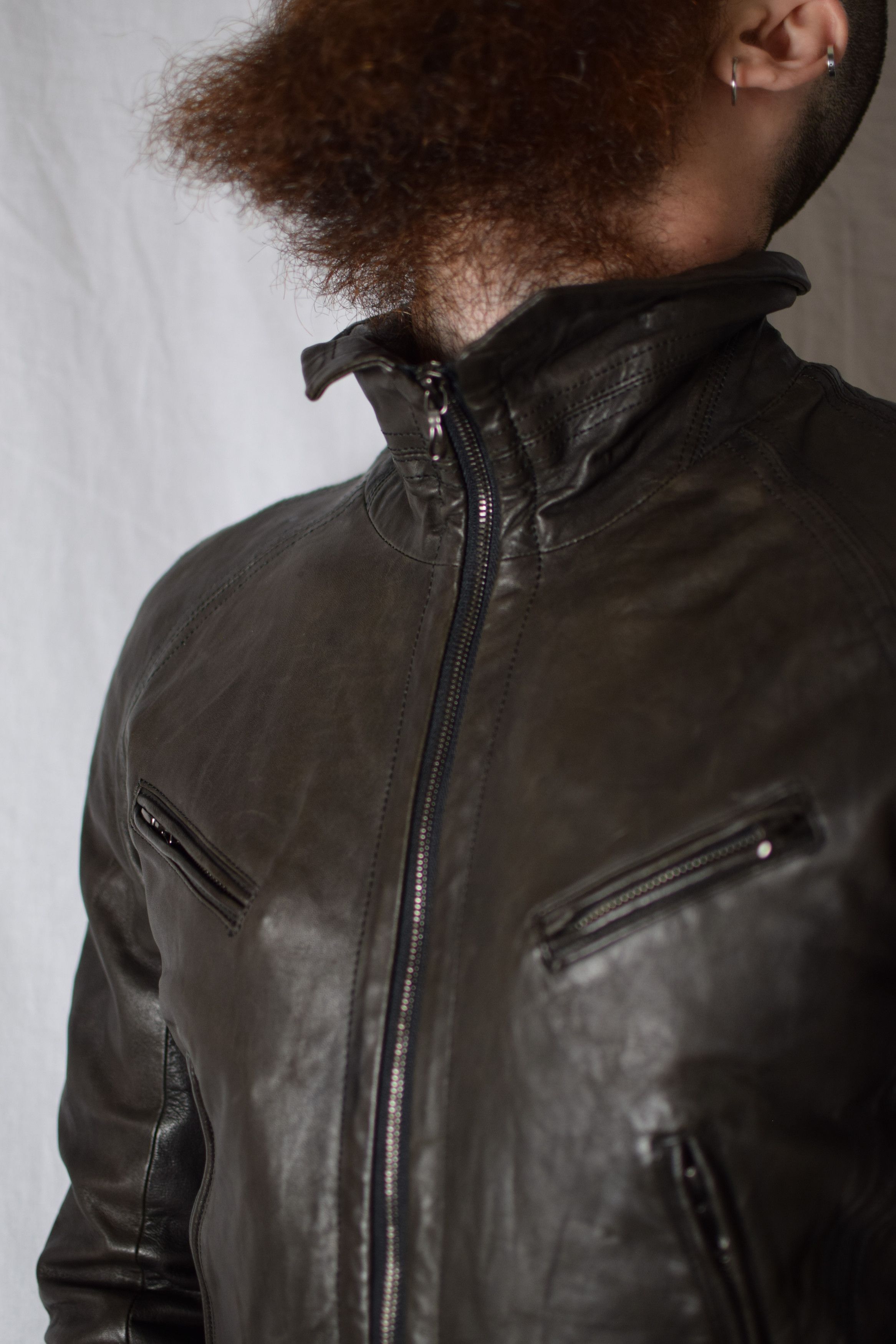 Julius AW08 Jutneck RAM Leather Jacket Size US L / EU 52-54 / 3 - 8 Thumbnail