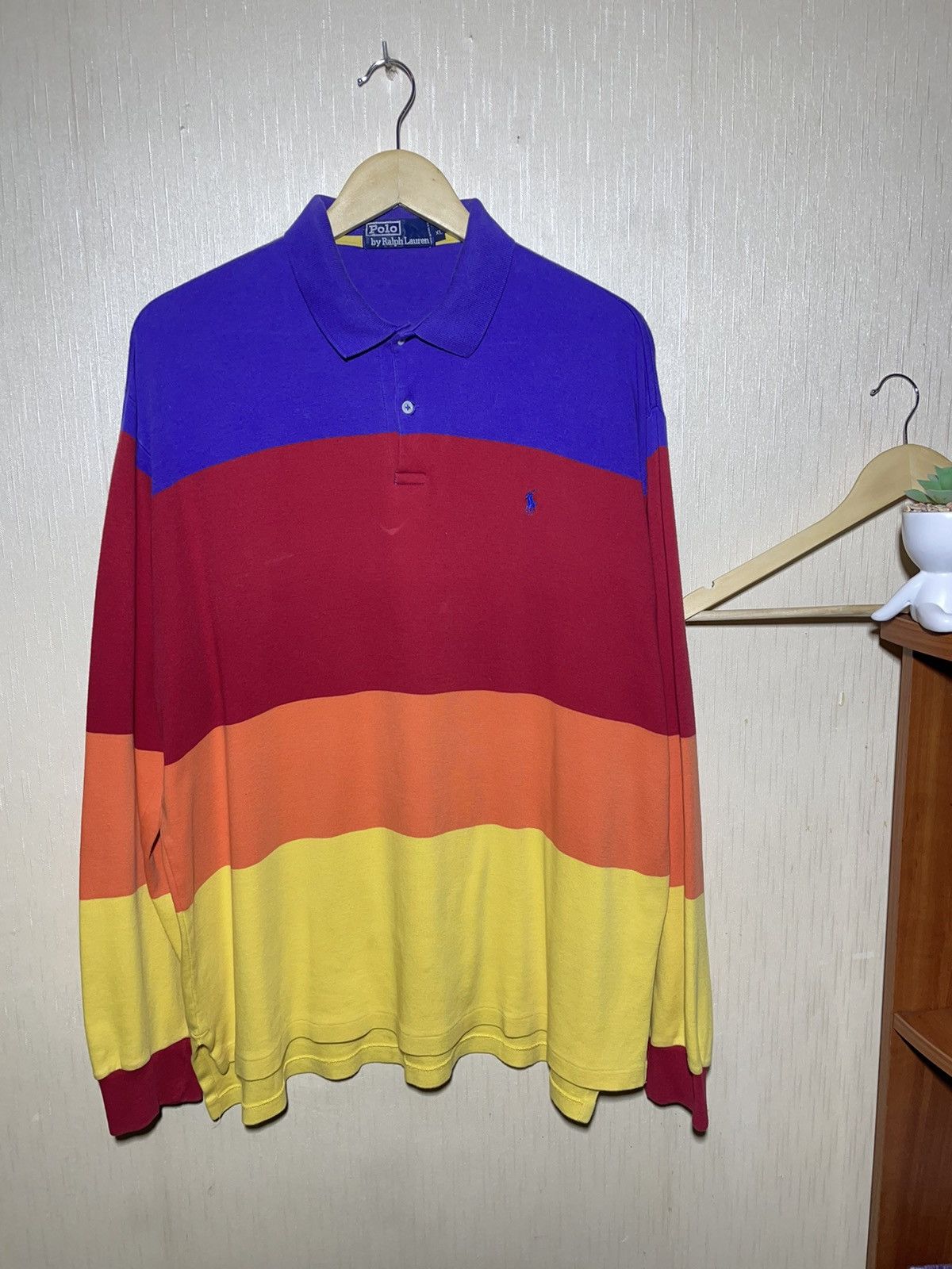 Polo Ralph Lauren × Vintage Polo Ralph Lauren vintage rugby jersey 90s Size US XL / EU 56 / 4 - 1 Thumbnail