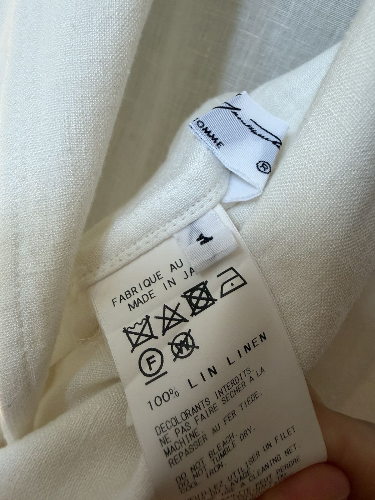 Yohji Yamamoto Linen yohji Yamamoto produce shirt jacket Size US L / EU 52-54 / 3 - 7 Thumbnail