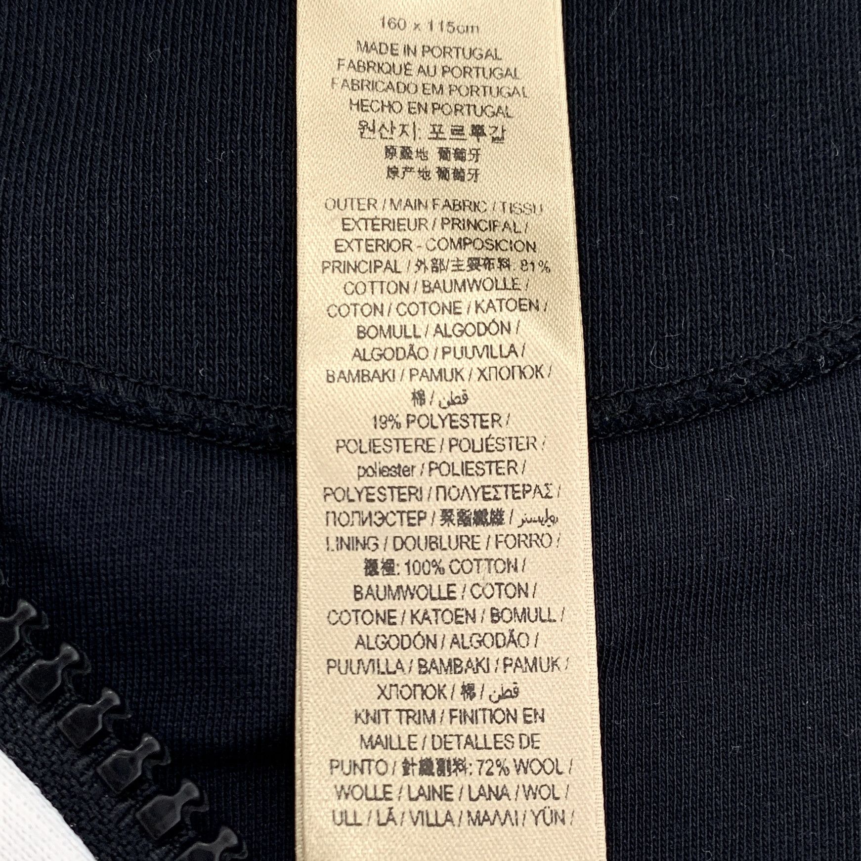 Burberry Burberry Colorblock Cotton Half-Zip Cape Jacket (Size S) Size S / US 4 / IT 40 - 3 Thumbnail