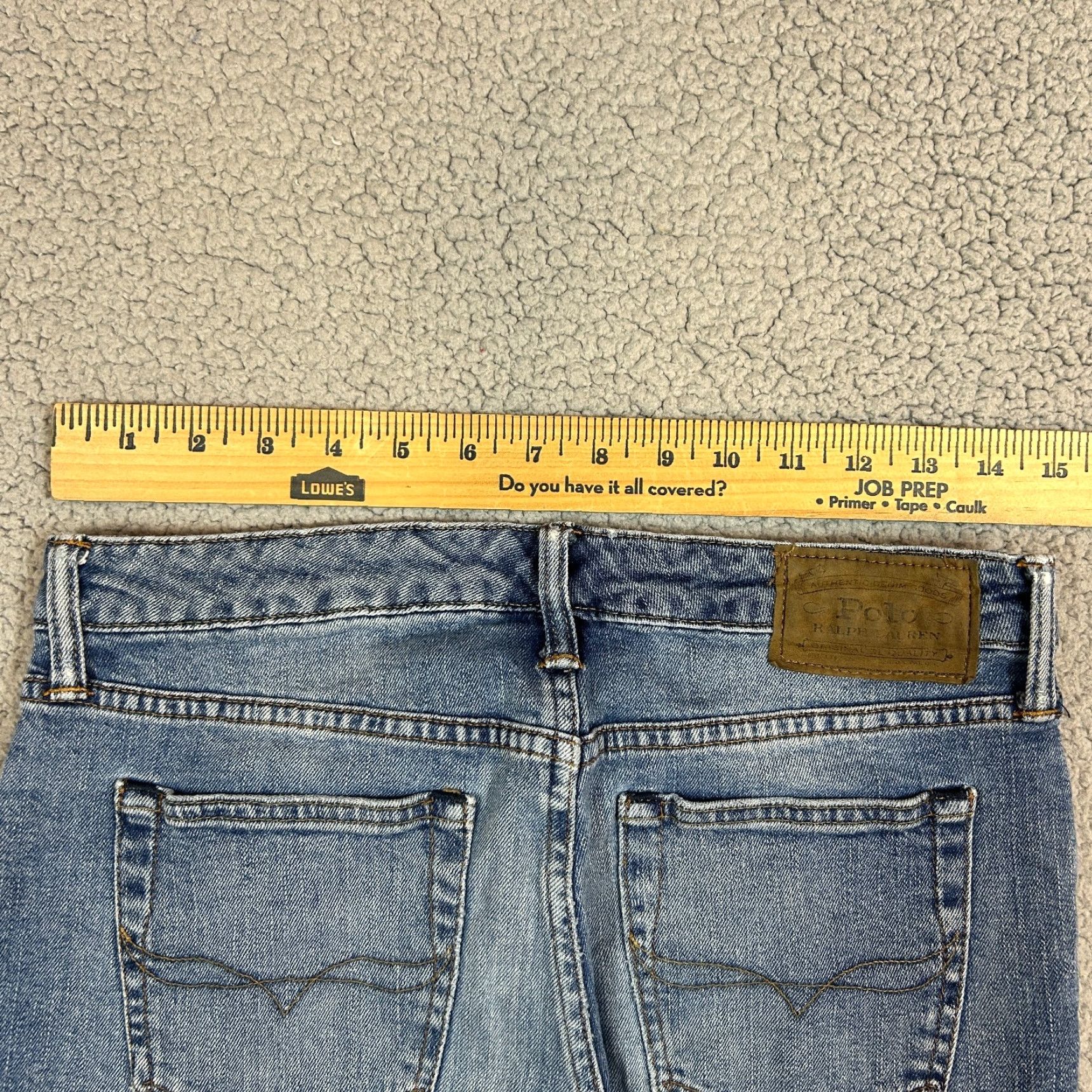 Polo Ralph Lauren VINTAGE Polo Ralph Lauren Womens Jeans Hampton Straight Fit 20 30x31 Dark Blue 5-Pocket Design Womens Jeans Size 42" / US 20 - 8 Thumbnail