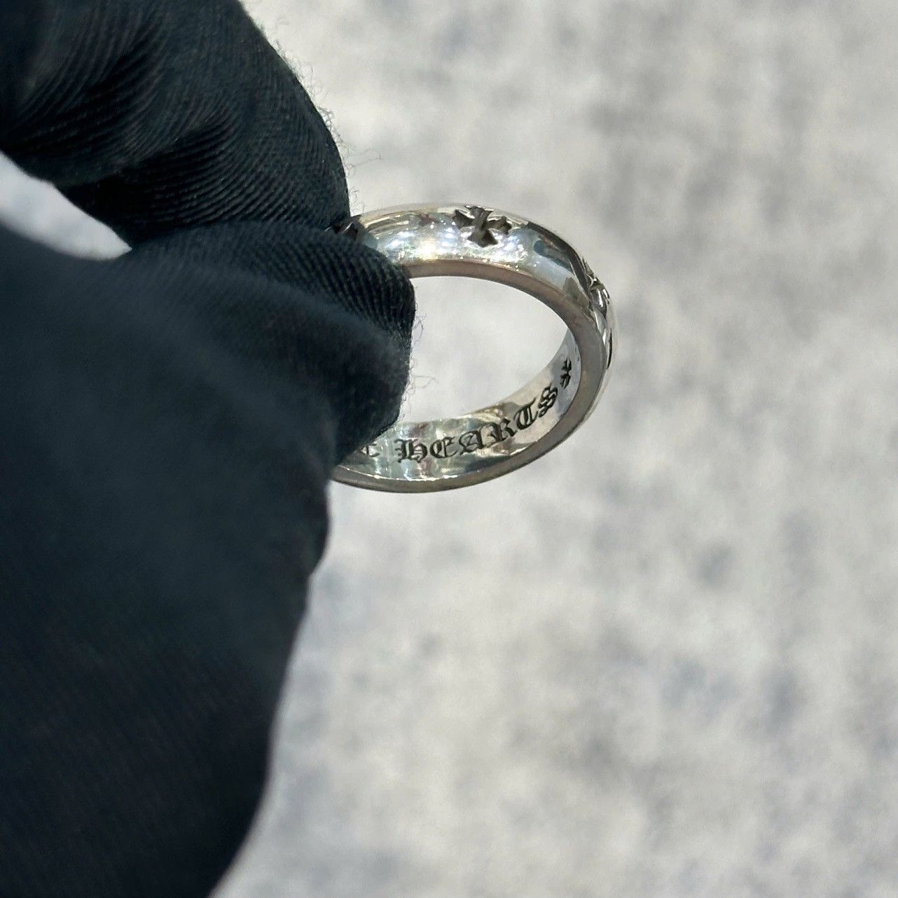 Chrome Hearts CHROME HEARTS PLUS BAND ring silver Size ONE SIZE - 5 Thumbnail