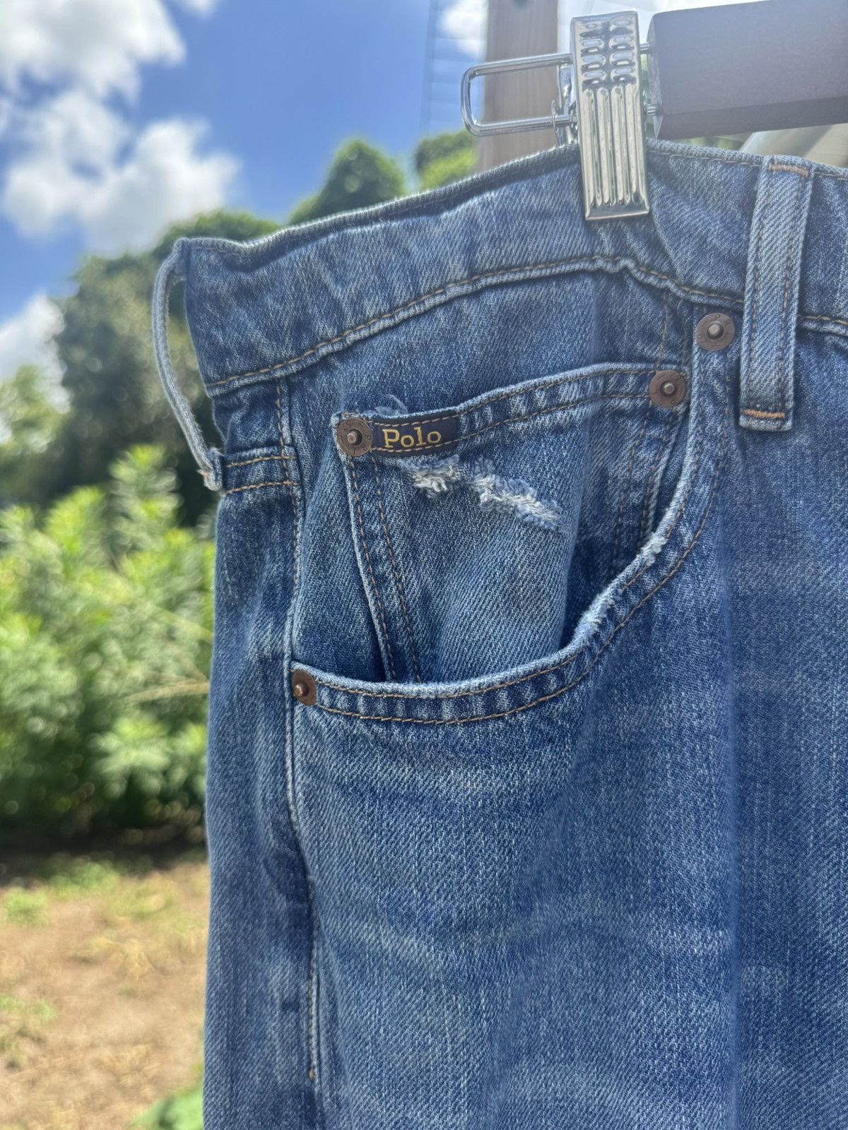 Polo Ralph Lauren LOOSE POLO DENIM Size US 34 / EU 50 - 4 Thumbnail