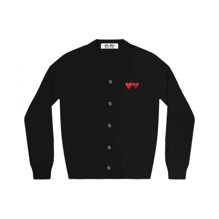 Comme des Garcons Comme des Garçons Play Black Heart Cardigan 0079 Size US L / EU 52-54 / 3 - 1 Thumbnail