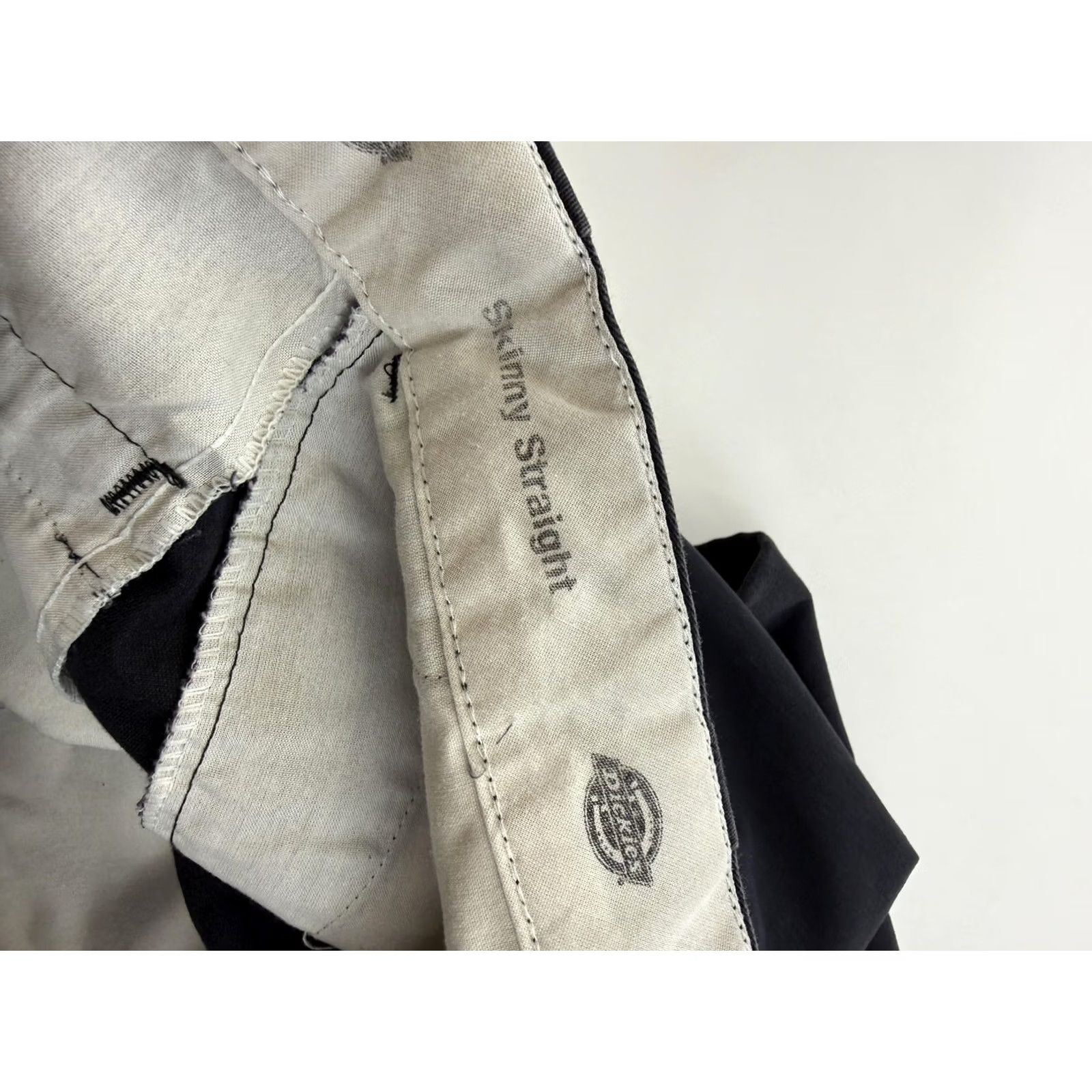 Dickies Dickies Pants Mens 36x29 Black Skinny Straight Canvas Double Knee Workwear Size US 36 / EU 52 - 5 Thumbnail
