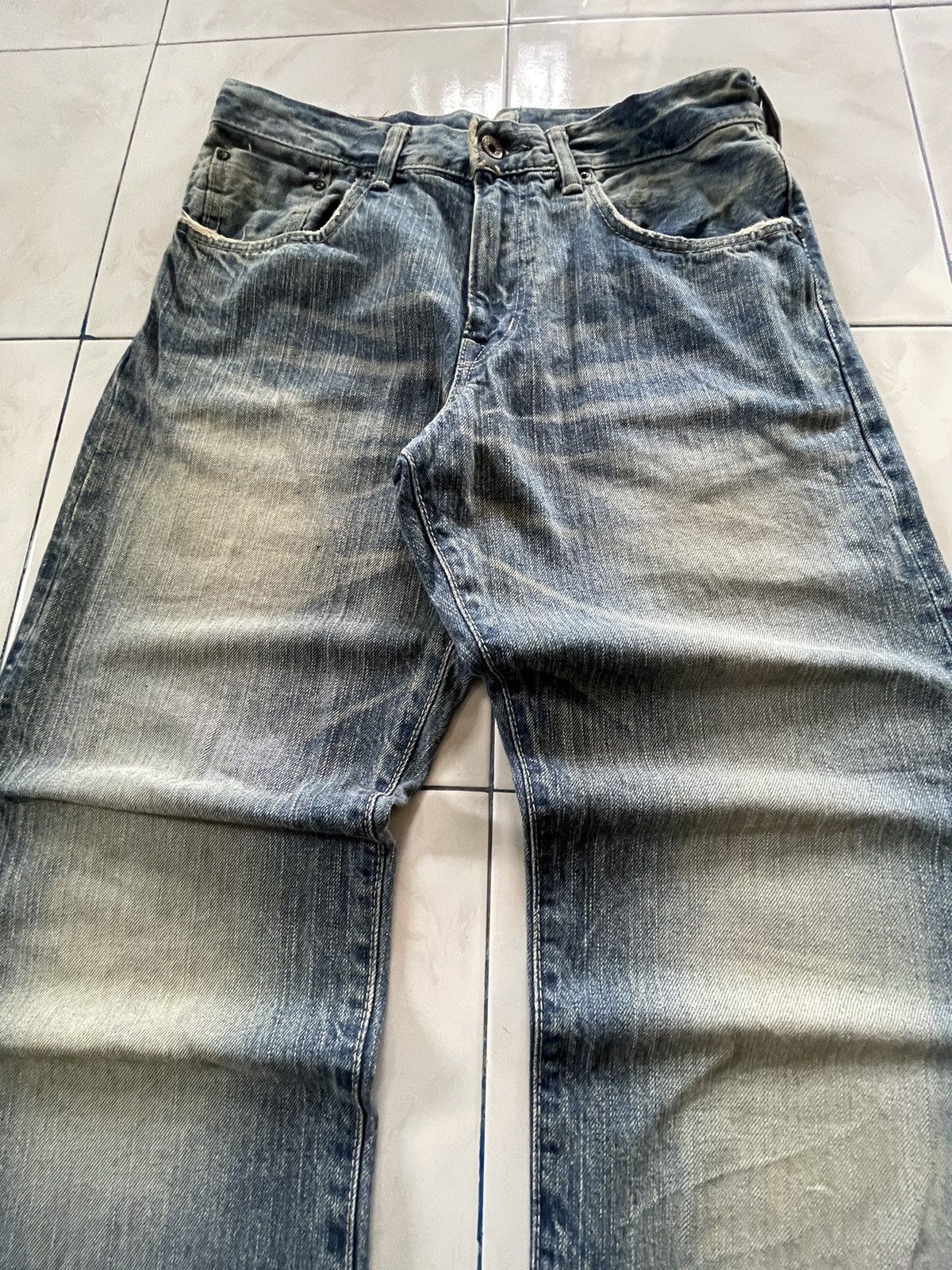 Edwin × Japanese Brand × Vintage Vintage Edwin 505 Z Baggy Loose Selvedge Jeans Rare Size US 30 / EU 46 - 5 Thumbnail