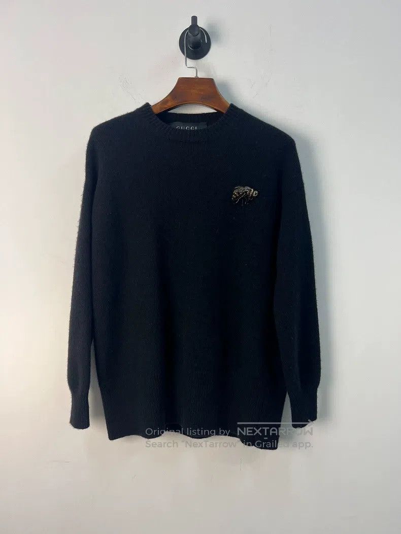 Gucci Gucci Black woollen sweater Size US S / EU 44-46 / 1 - 1 Thumbnail