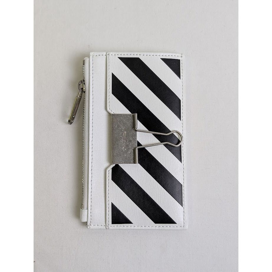 Off-White o1rshd1 Size: OS / Binder Card Case in White/Black Size ONE SIZE - 4 Thumbnail