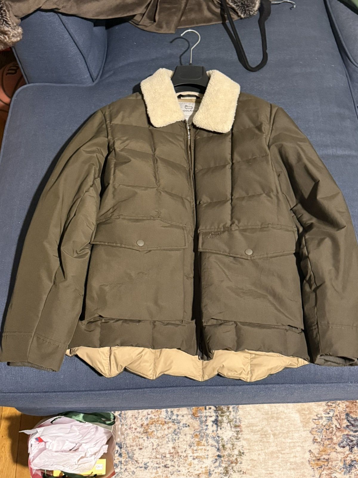 Woolrich Woolen Mills Woolrich Down Jacket with Cream Collar Size US M / EU 48-50 / 2 - 1 Thumbnail