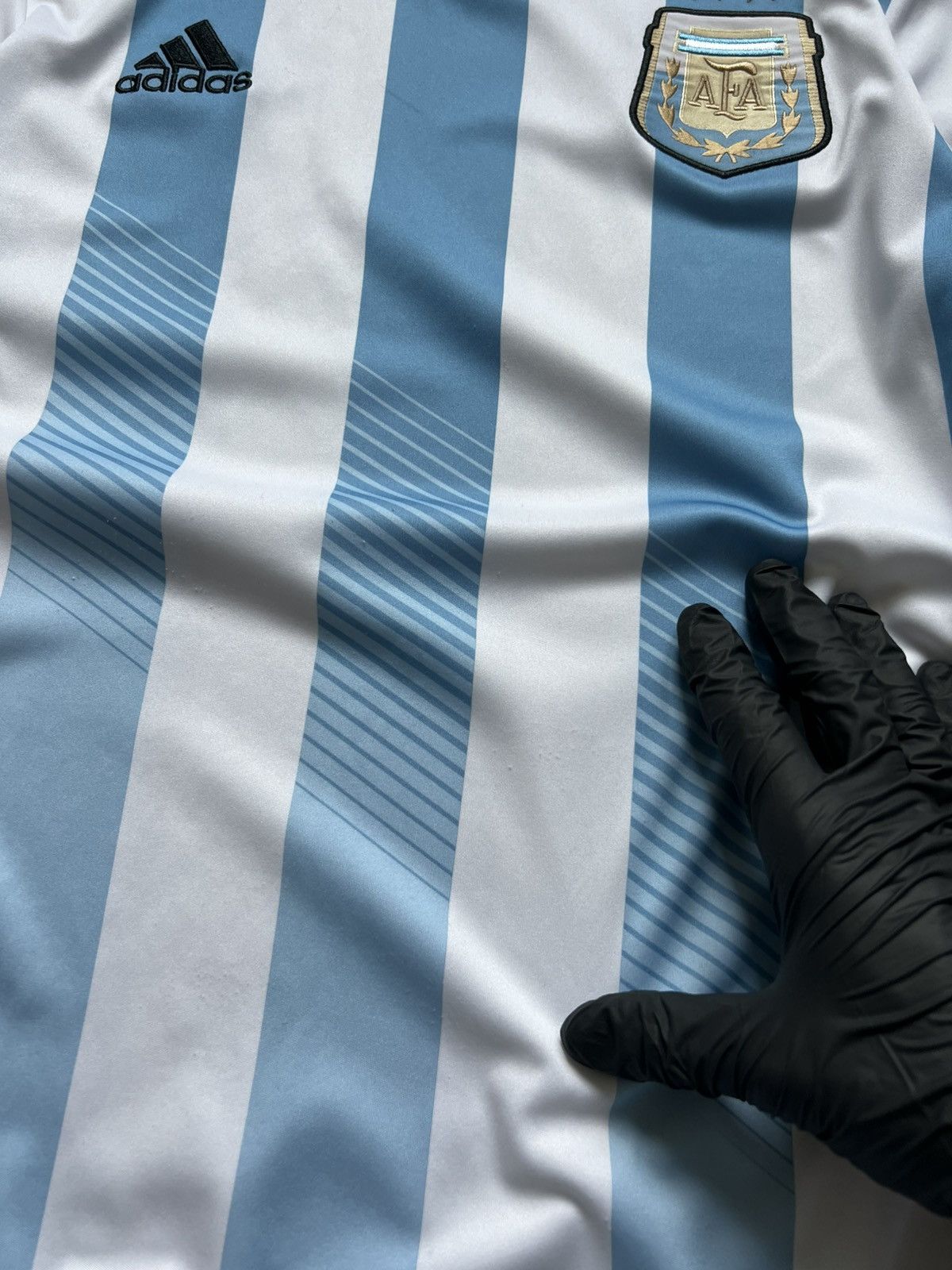 Vintage Adidas 2014 Home Argentina Soccer T-Shirt Football Jersey Size US S / EU 44-46 / 1 - 8 Thumbnail