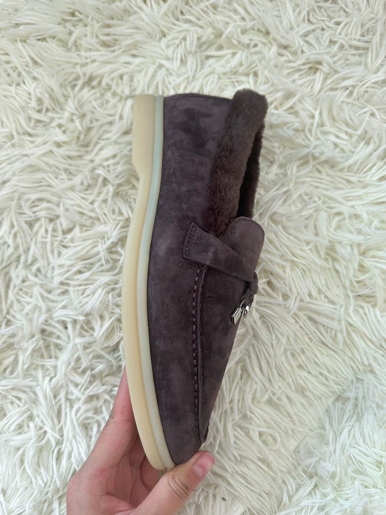 Loro Piana LORO PIANA Coffee colored Mao Mao loafers Size US 6.5 / IT 36.5 - 6 Thumbnail