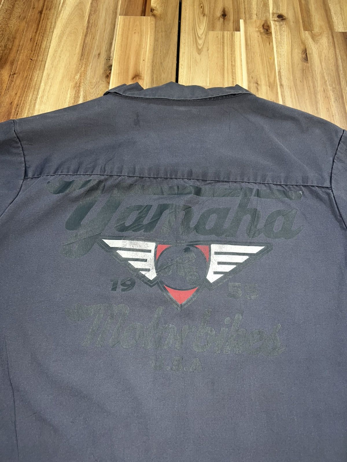 Yamaha Vintage Yamaha Motorbike USA WorkShirts Size US XXL / EU 58 / 5 - 2 Thumbnail