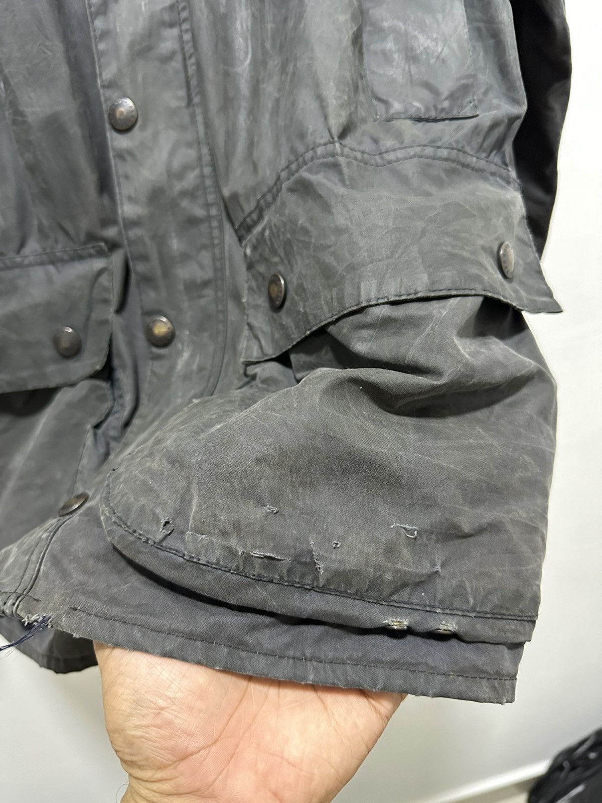 Barbour Barbour Border Waxed Jacket Hunting Design Distrested Size US M / EU 48-50 / 2 - 5 Thumbnail