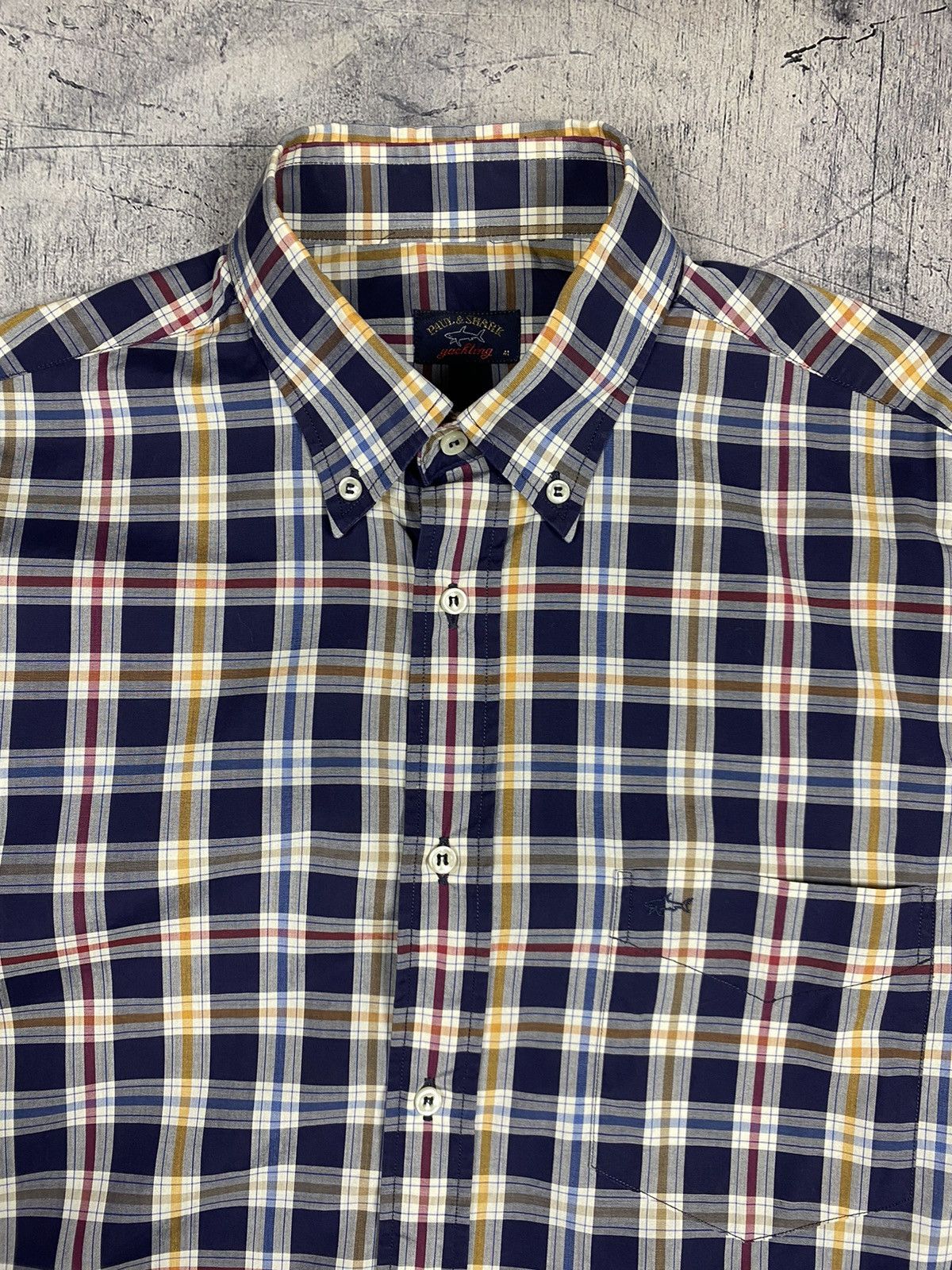 Paul & Shark × Vintage Vintage Paul Shark Designer Button Up Shirt Size US L / EU 52-54 / 3 - 6 Thumbnail