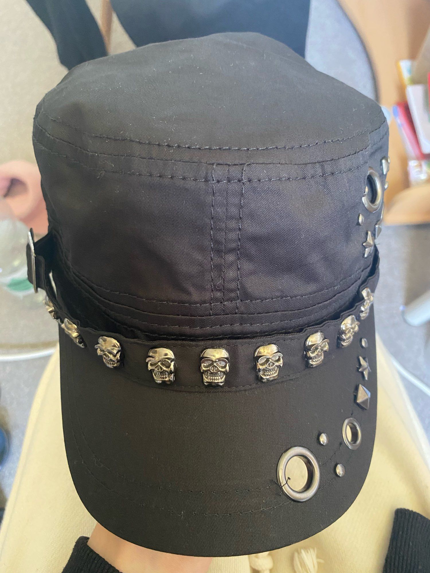Japanese Brand Punk Skull Rivet Military Size ONE SIZE - 3 Thumbnail