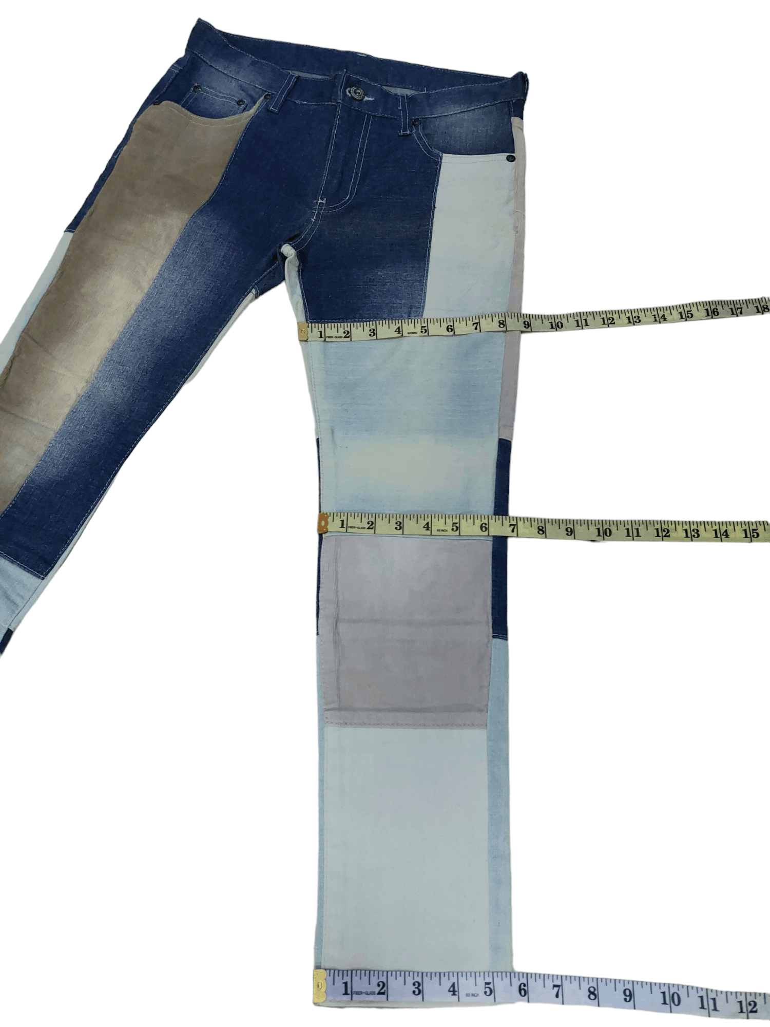 Vintage Vintage Japanese Patchwork Denim Size US 32 / EU 48 - 23 Thumbnail