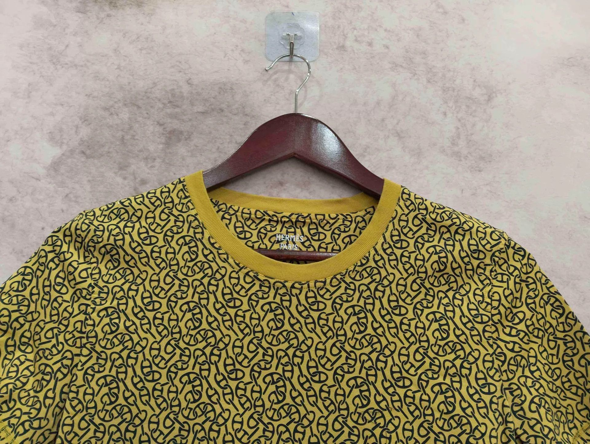 Hermes Hermes yellow allover print short-sleeve T-shirt 40 Size M / US 6-8 / IT 42-44 - 3 Thumbnail