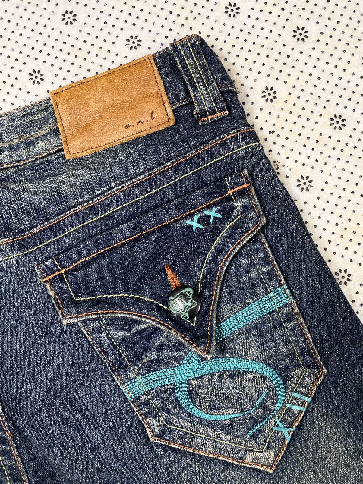 Hysteric Glamour × Japanese Brand Stylish Jeans By A.N.L denim Size 30" / US 8 / IT 44 - 7 Thumbnail