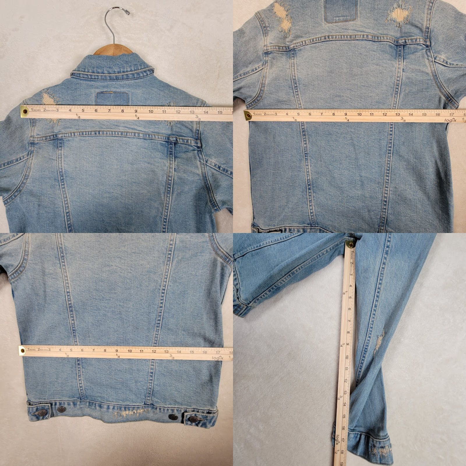 Levi's VINTAGE Levi's Limited Edition Men's Medium Blue Multi-Patched Denim Jacket Jacket Size US M / EU 48-50 / 2 - 8 Thumbnail