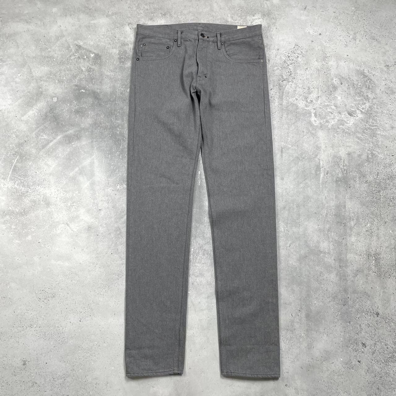 IMJIT 35020 Selvage Denim Jeans Gray Size W33 L36