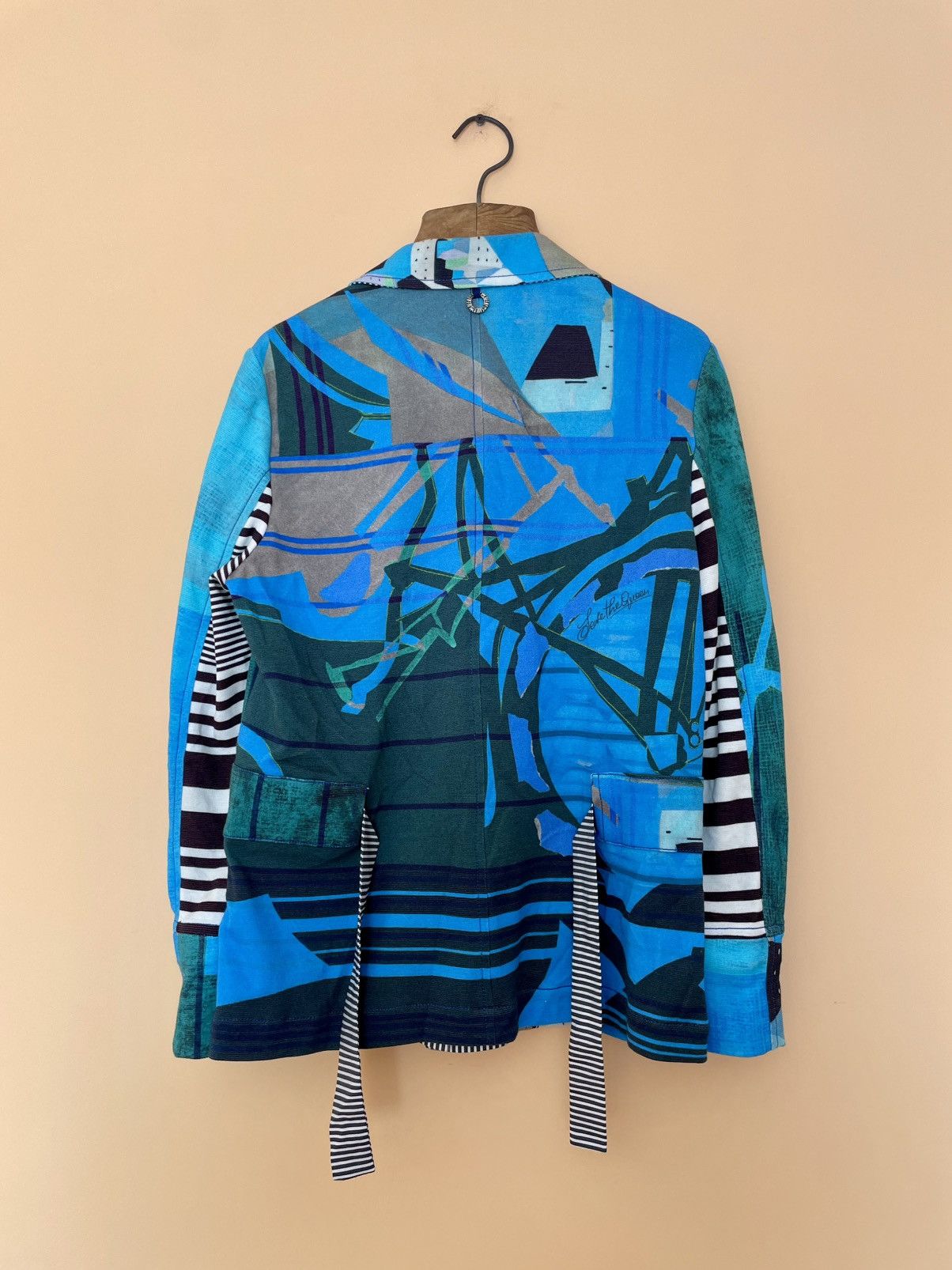 Other Save The Queen Abstract Art Blazer Button Up Size XL / US 12-14 / IT 48-50 - 11 Thumbnail
