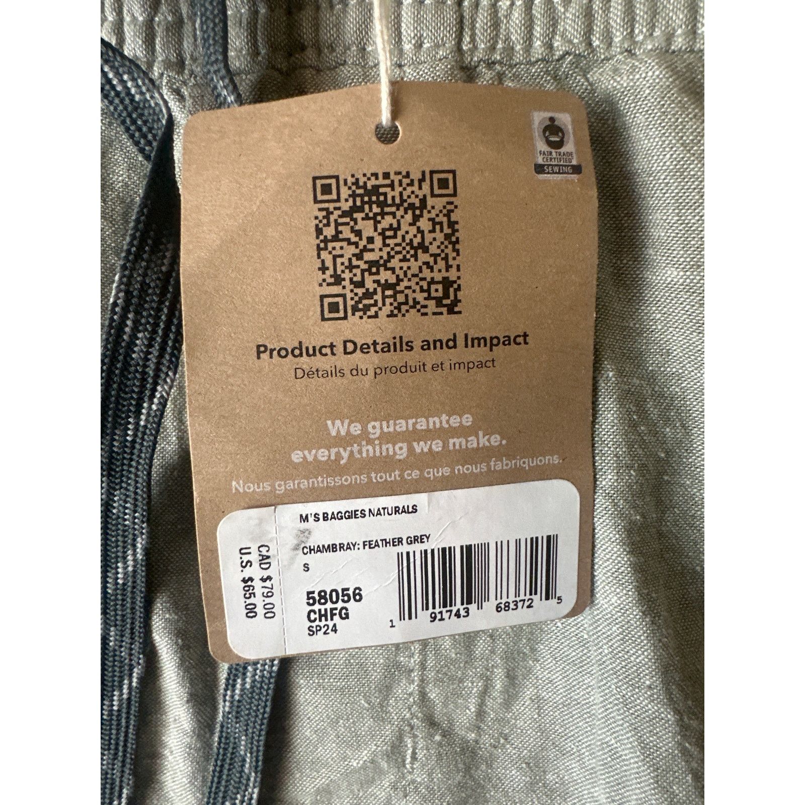 Patagonia NEW Patagonia Baggies Chambray Shorts Men S Blue Hemp Size US 34 / EU 50 - 3 Thumbnail