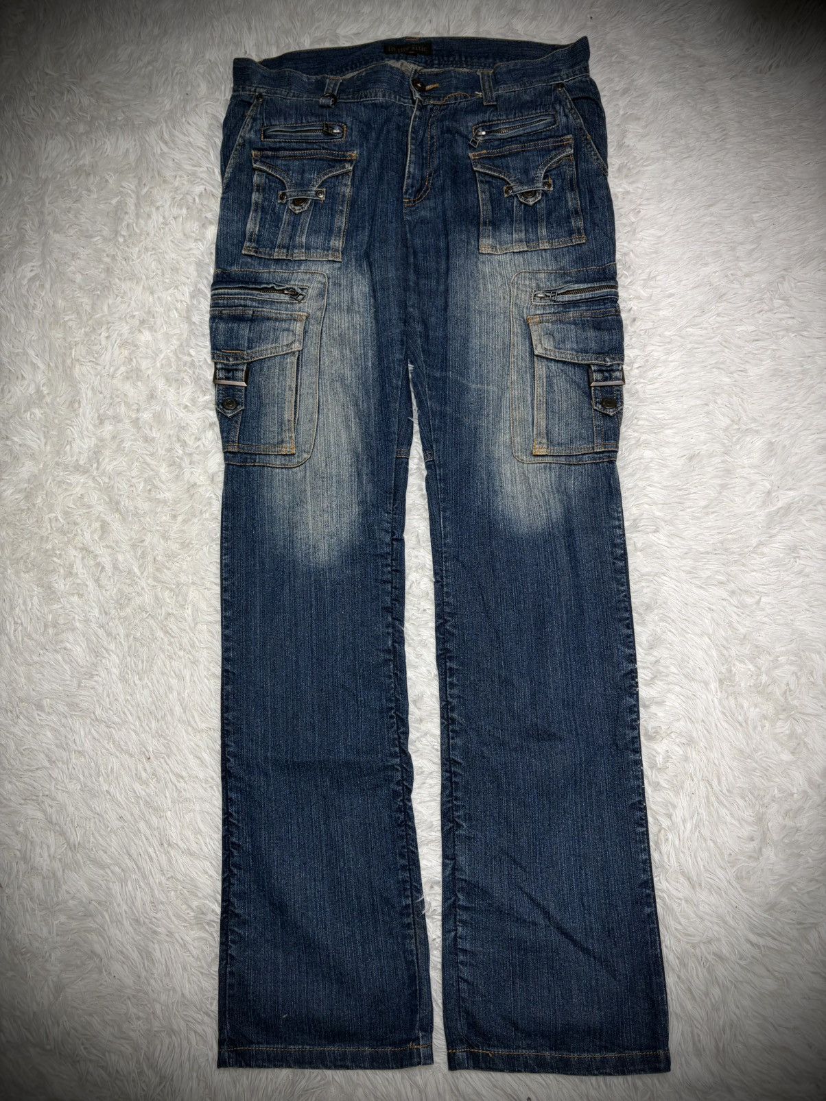 Japanese Brand In The Attic bondage cargo bootcut jeans Size US 36 / EU 52 - 1 Thumbnail