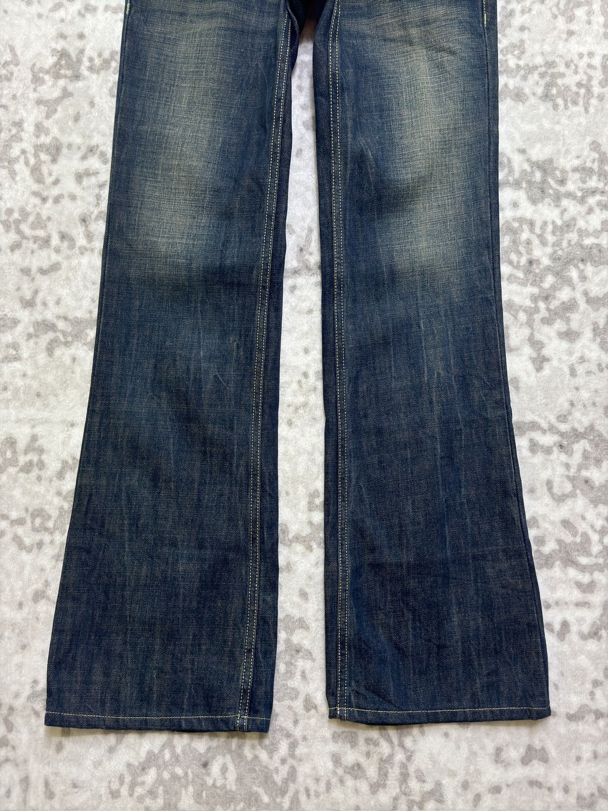 Hysteric Glamour Vintage Riobera Flared Low Rise Jeans Back Buckle Denim Size US 28 / EU 44 - 6 Thumbnail