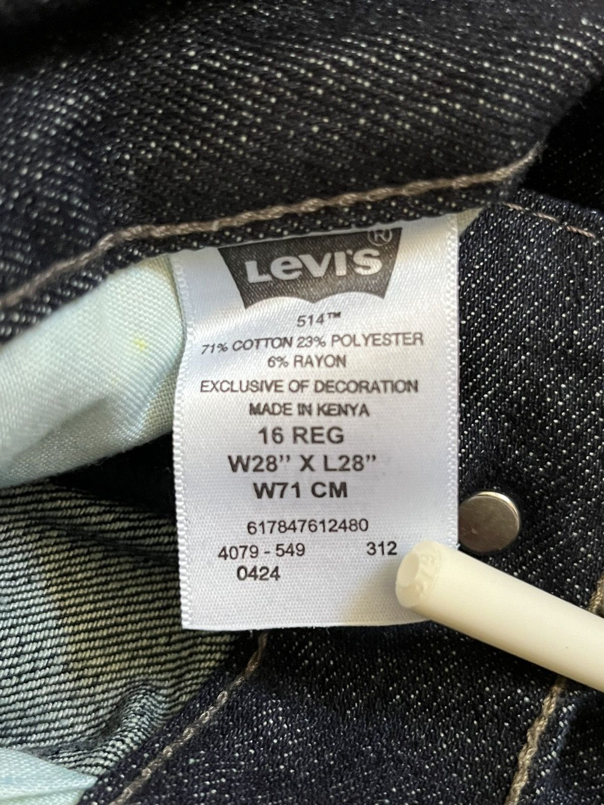 Levi's Levi’s Size 28 Blue Denim Size US 28 / EU 44 - 5 Thumbnail